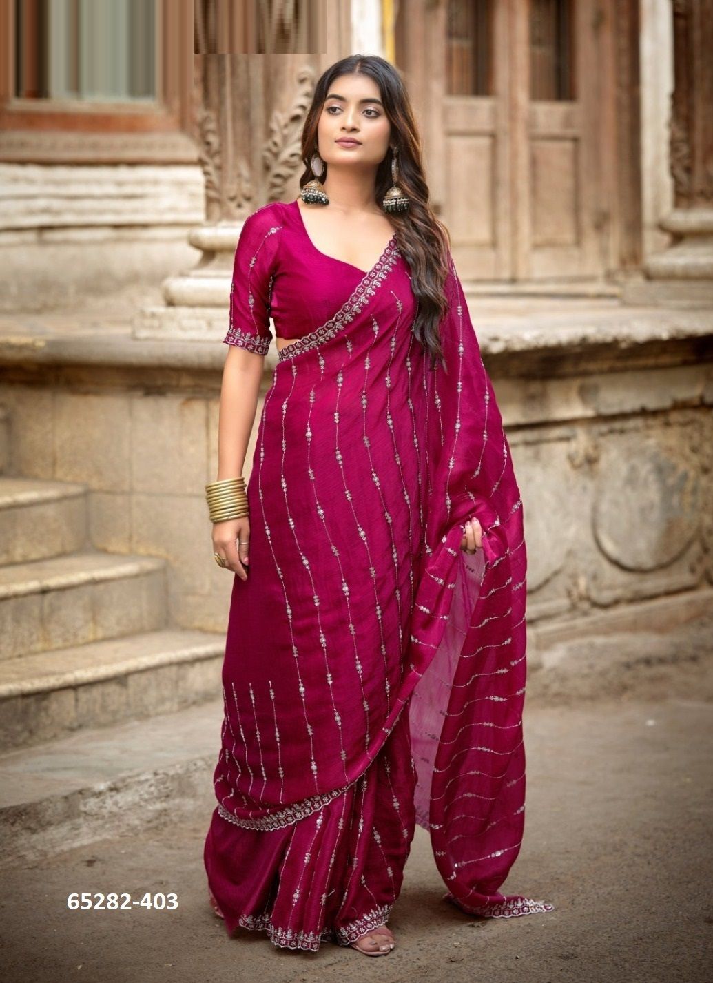 NOOR 4 - Catalog # 65282 (Set of 6 Sarees)