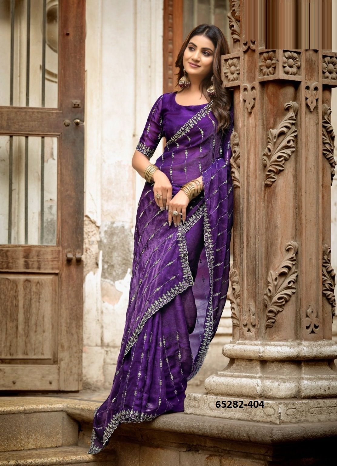 NOOR 4 - Catalog # 65282 (Set of 6 Sarees)