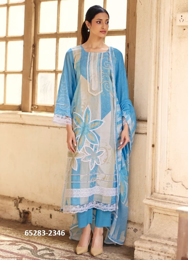 GUFTGU - Catalog # 65283 (Set of 4 Semi-Stitched / Un-Stitched Suits) GUFTGU - Catalog # 65283 (Set of 4 Semi-Stitched / Un-Stitched Suits)