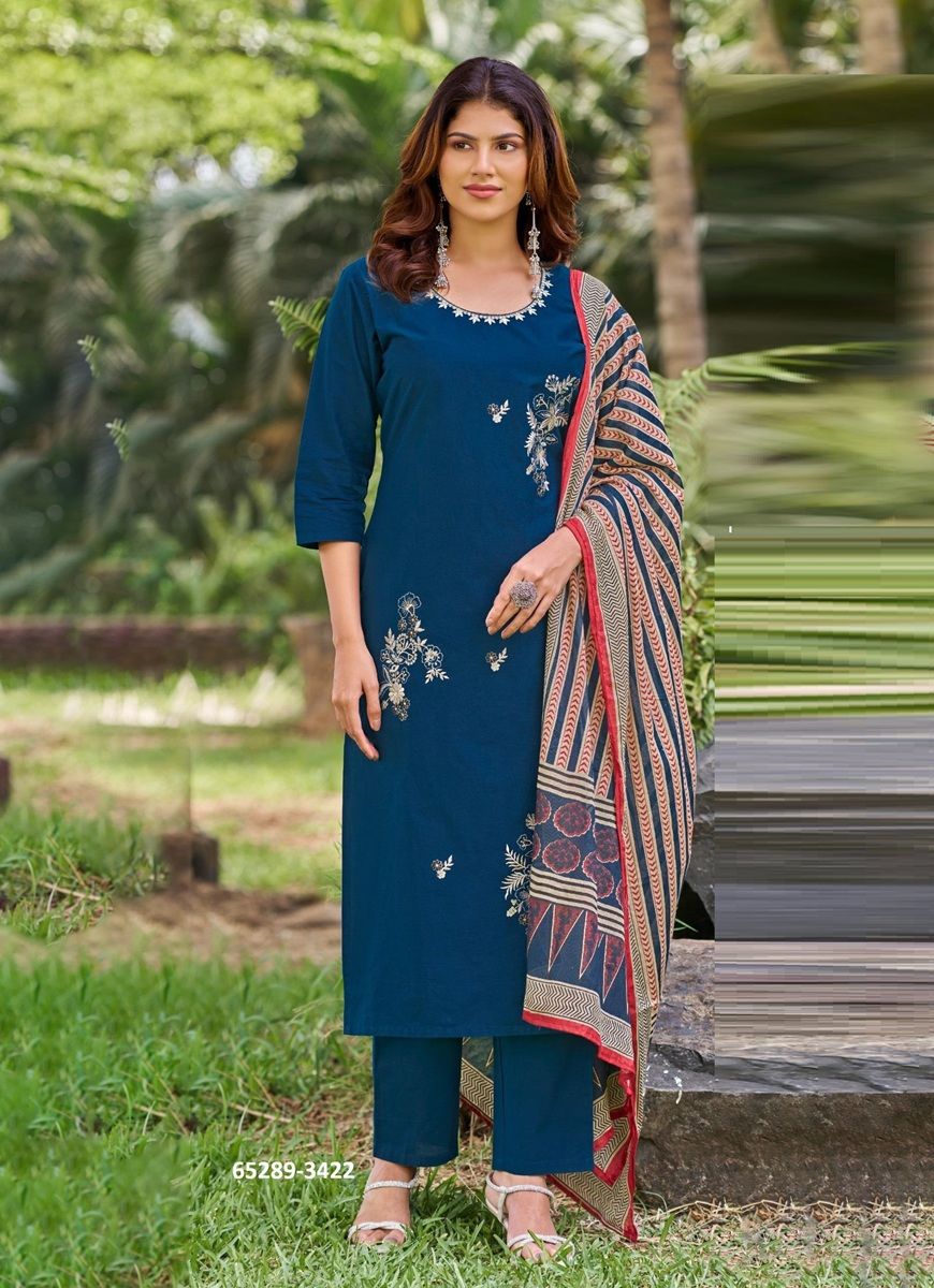 SERIES 3420 - Catalog # 65289 (Set of 4 SIZE-SETS [Readymade Salwar Suits])