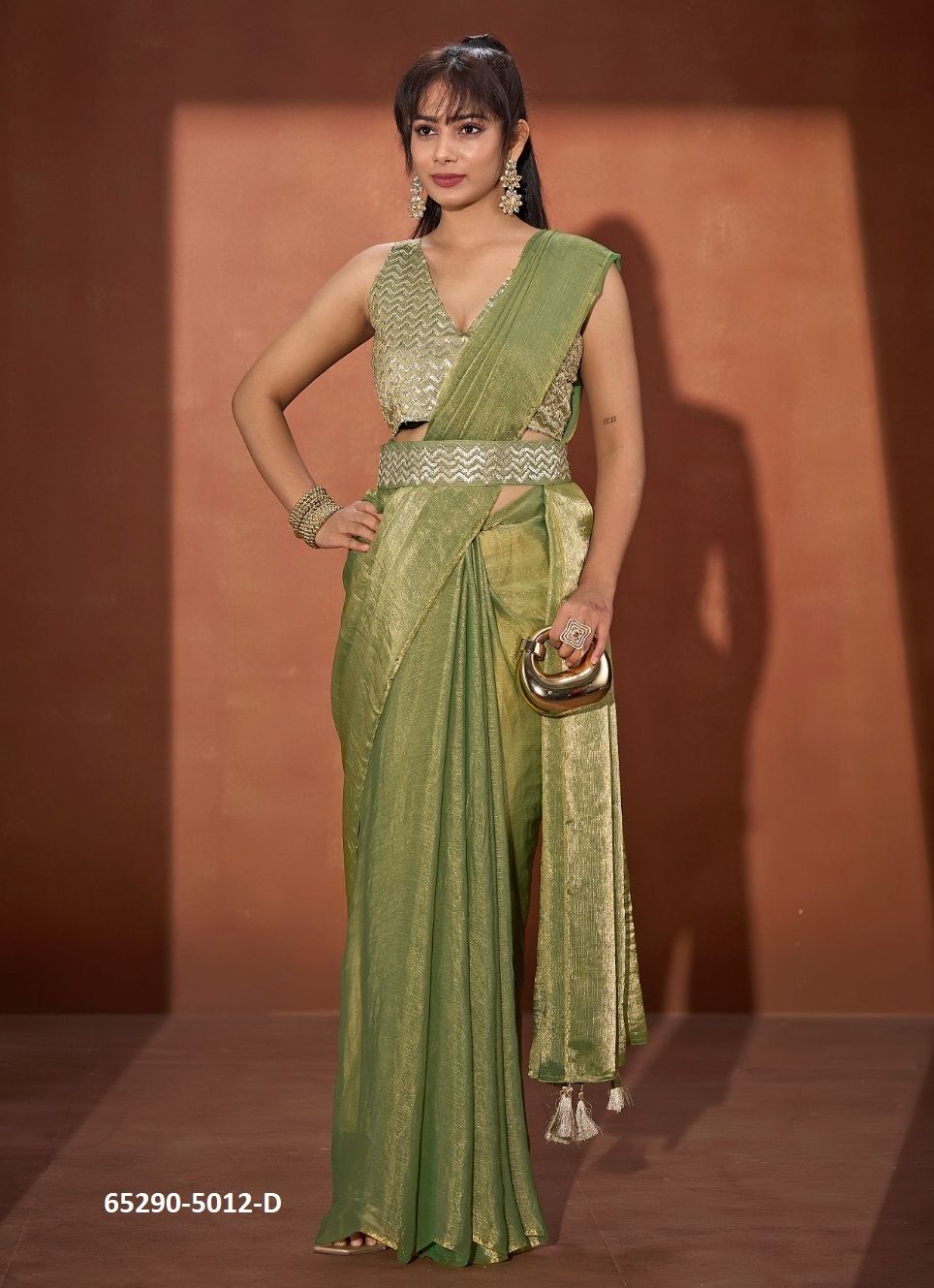 SERIES 5012 - Catalog # 65290 (Set of 6 Sarees)
