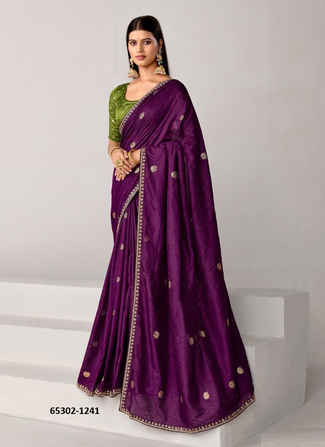 VISHMI - Catalog # 65302 (Set of 10 Sarees) VISHMI - Catalog # 65302 (Set of 10 Sarees)