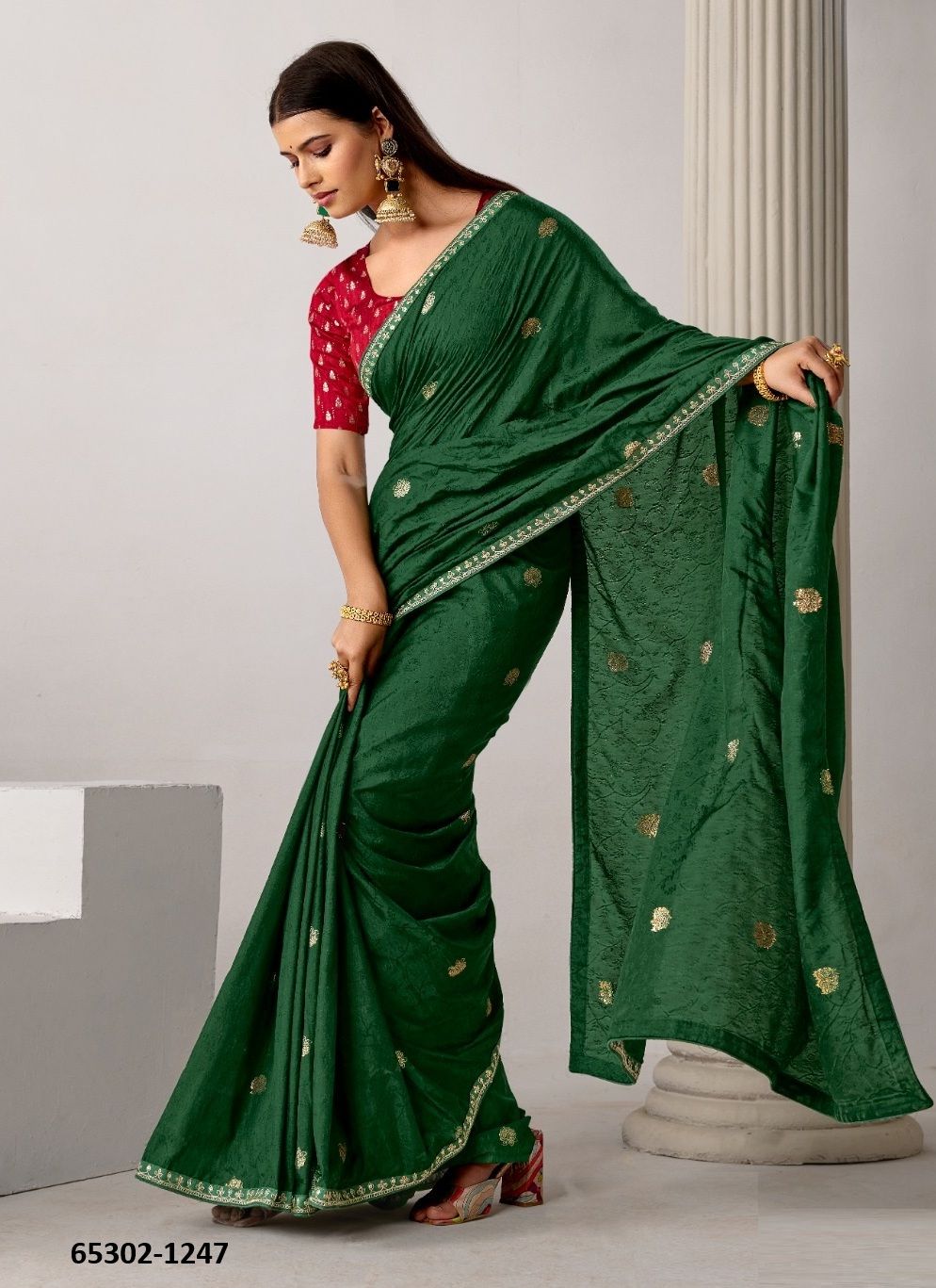 VISHMI - Catalog # 65302 (Set of 10 Sarees) VISHMI - Catalog # 65302 (Set of 10 Sarees)