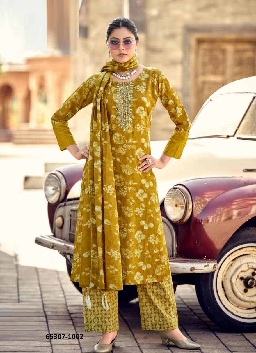 SUMMER VIBES - Catalog # 65307 (Set of 6 Readymade Salwar Suits)
