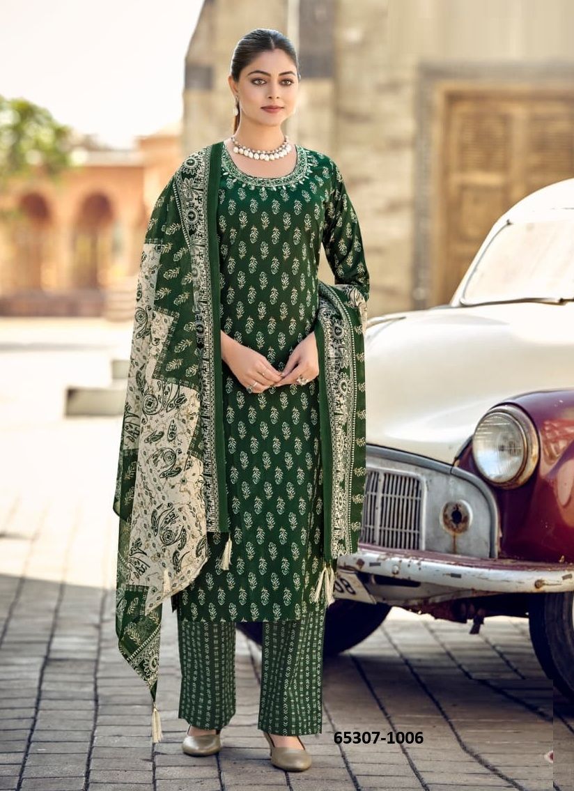 SUMMER VIBES - Catalog # 65307 (Set of 6 Readymade Salwar Suits)
