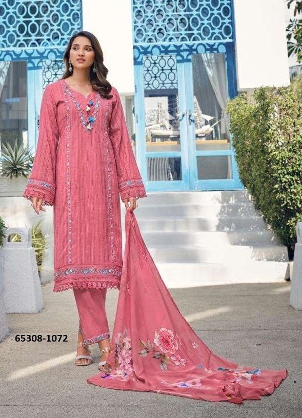 MAISHA - Catalog # 65308 (Set of 6 Readymade Salwar Suits)