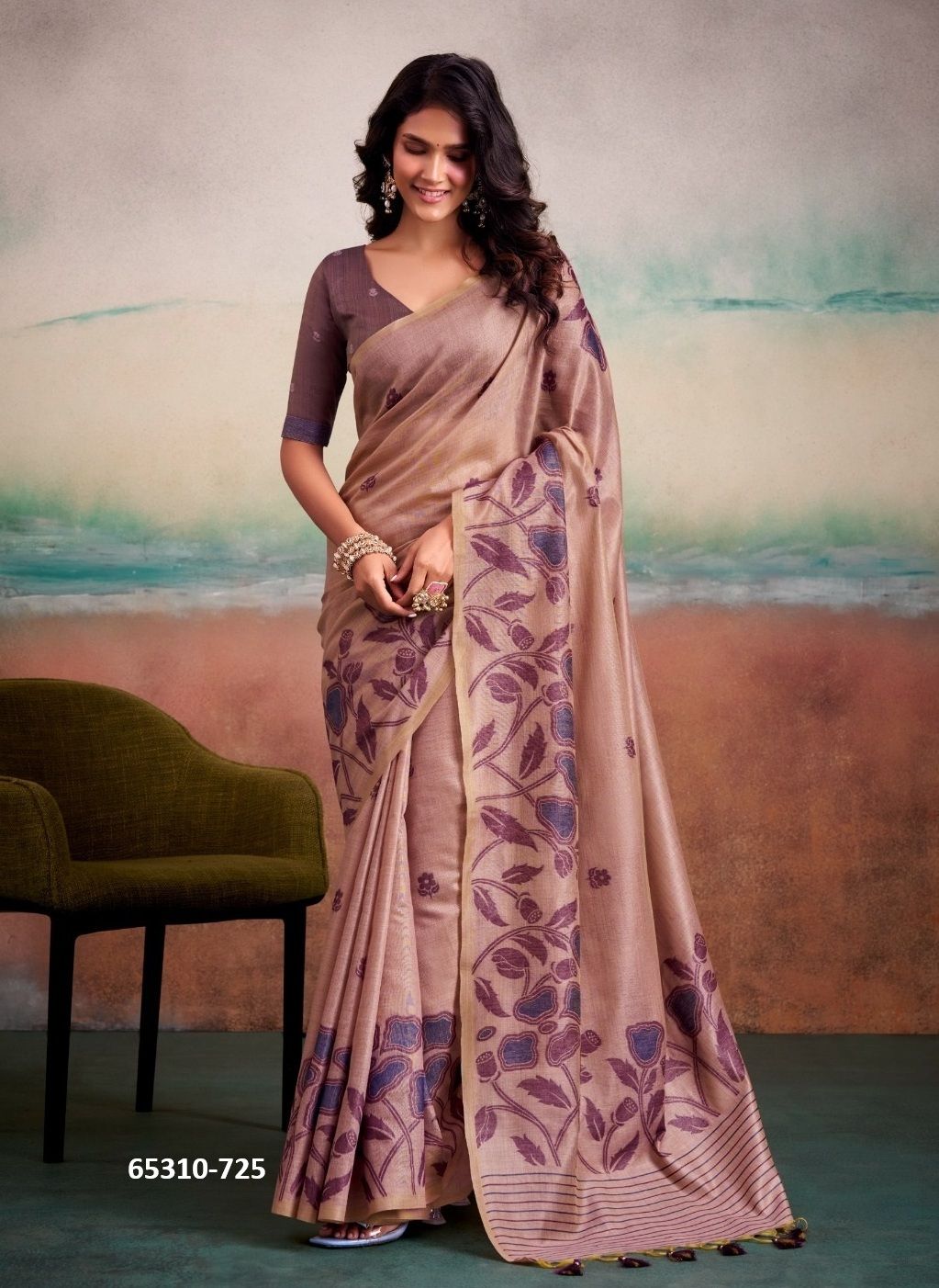SUMITRA COTTON - Catalog # 65310 (Set of 6 Sarees) SUMITRA COTTON - Catalog # 65310 (Set of 6 Sarees)