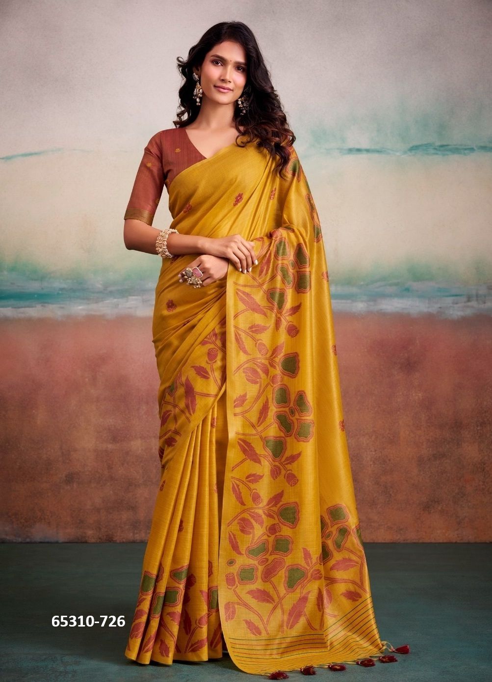 SUMITRA COTTON - Catalog # 65310 (Set of 6 Sarees) SUMITRA COTTON - Catalog # 65310 (Set of 6 Sarees)