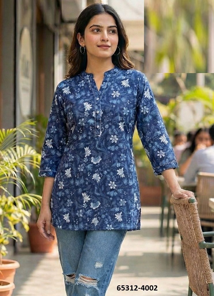 KAYA - Catalog # 65312 (Set of 7 Readymade Women's Kurtis / Tops)