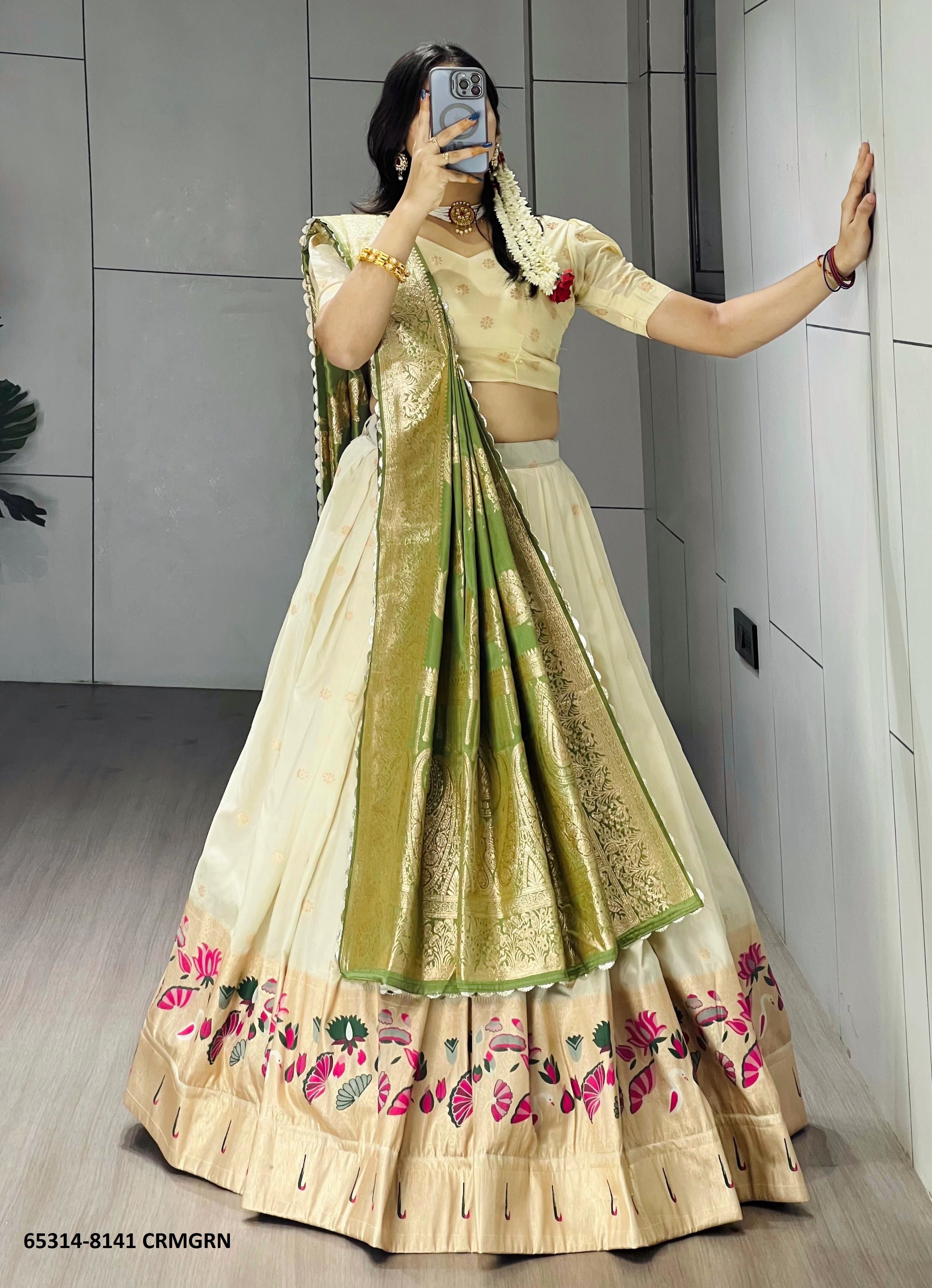 SERIES 8141 - Catalog # 65314 (Set of 4 Semi-Stitched Lehengas) SERIES 8141 - Catalog # 65314 (Set of 4 Semi-Stitched Lehengas)