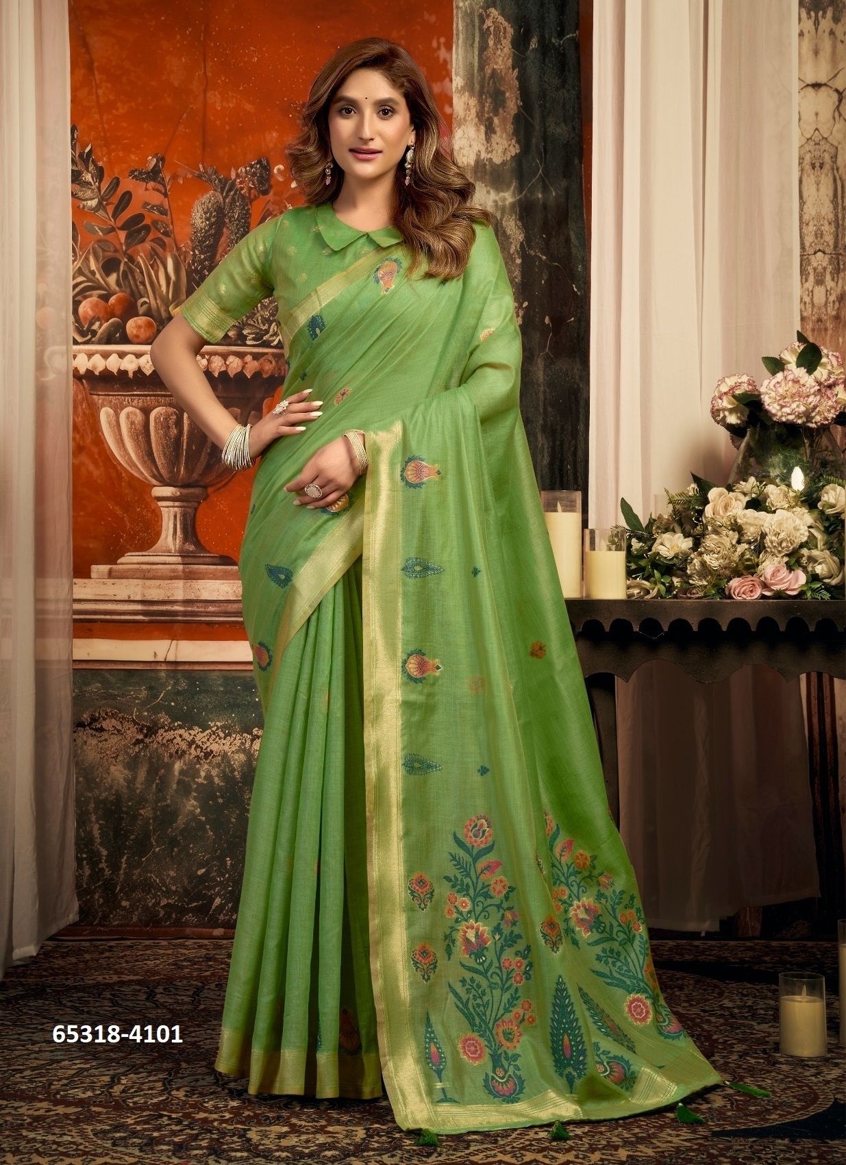 SEJAL - Catalog # 65318 (Set of 6 Sarees) SEJAL - Catalog # 65318 (Set of 6 Sarees)