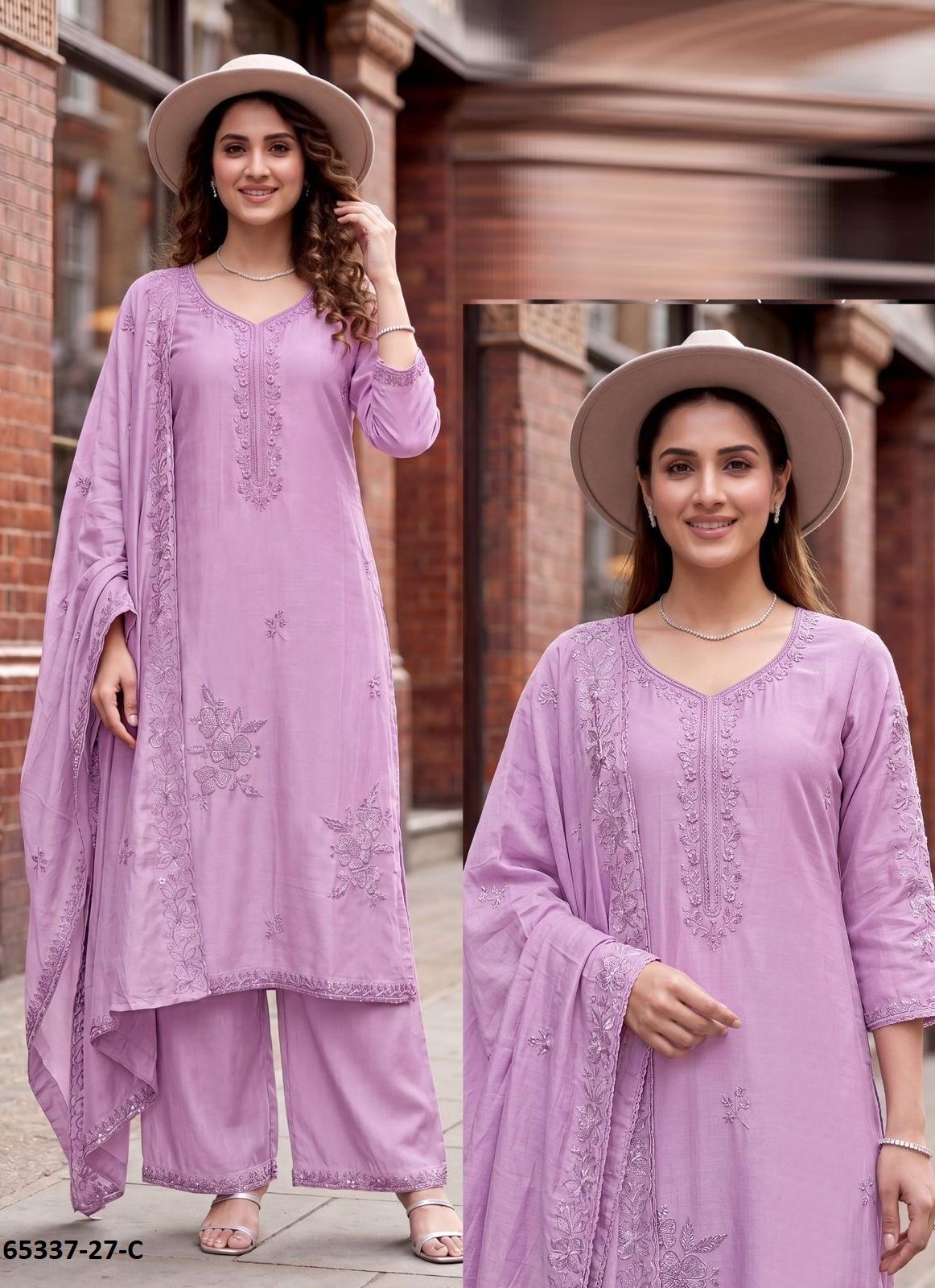 SERIES P27 - Catalog # 65337 (Set of 7 SIZE-SETS [Readymade Salwar Suits])