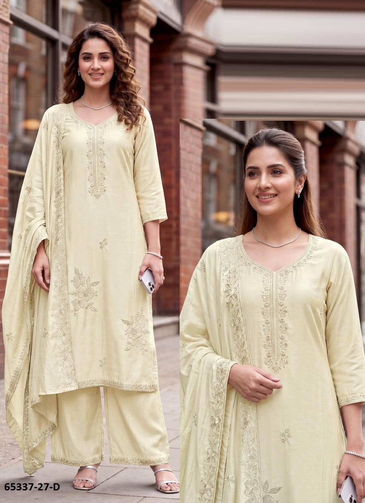 SERIES P27 - Catalog # 65337 (Set of 7 SIZE-SETS [Readymade Salwar Suits])