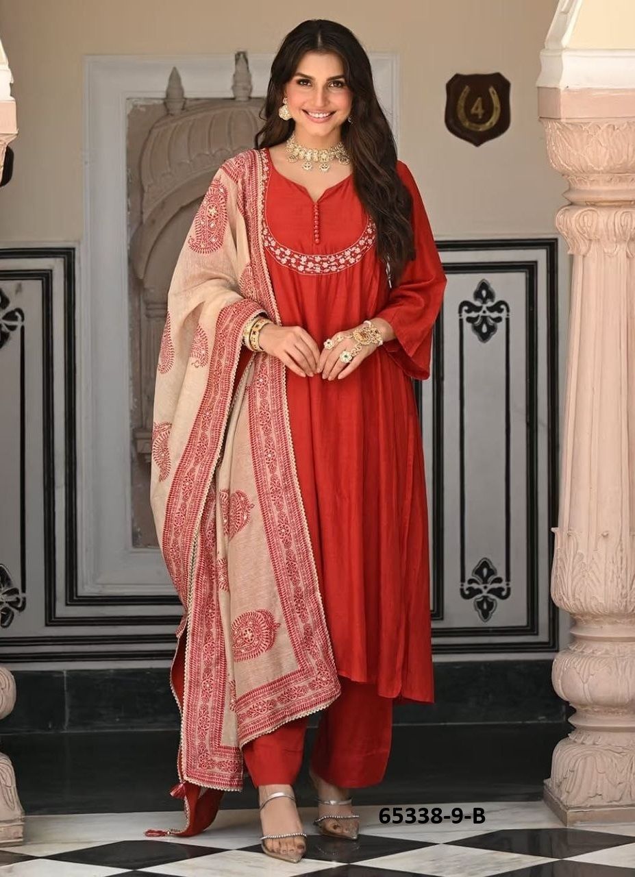 SERIES 9 - Catalog # 65338 (Set of 2 Readymade Salwar Suits) SERIES 9 - Catalog # 65338 (Set of 2 Readymade Salwar Suits)
