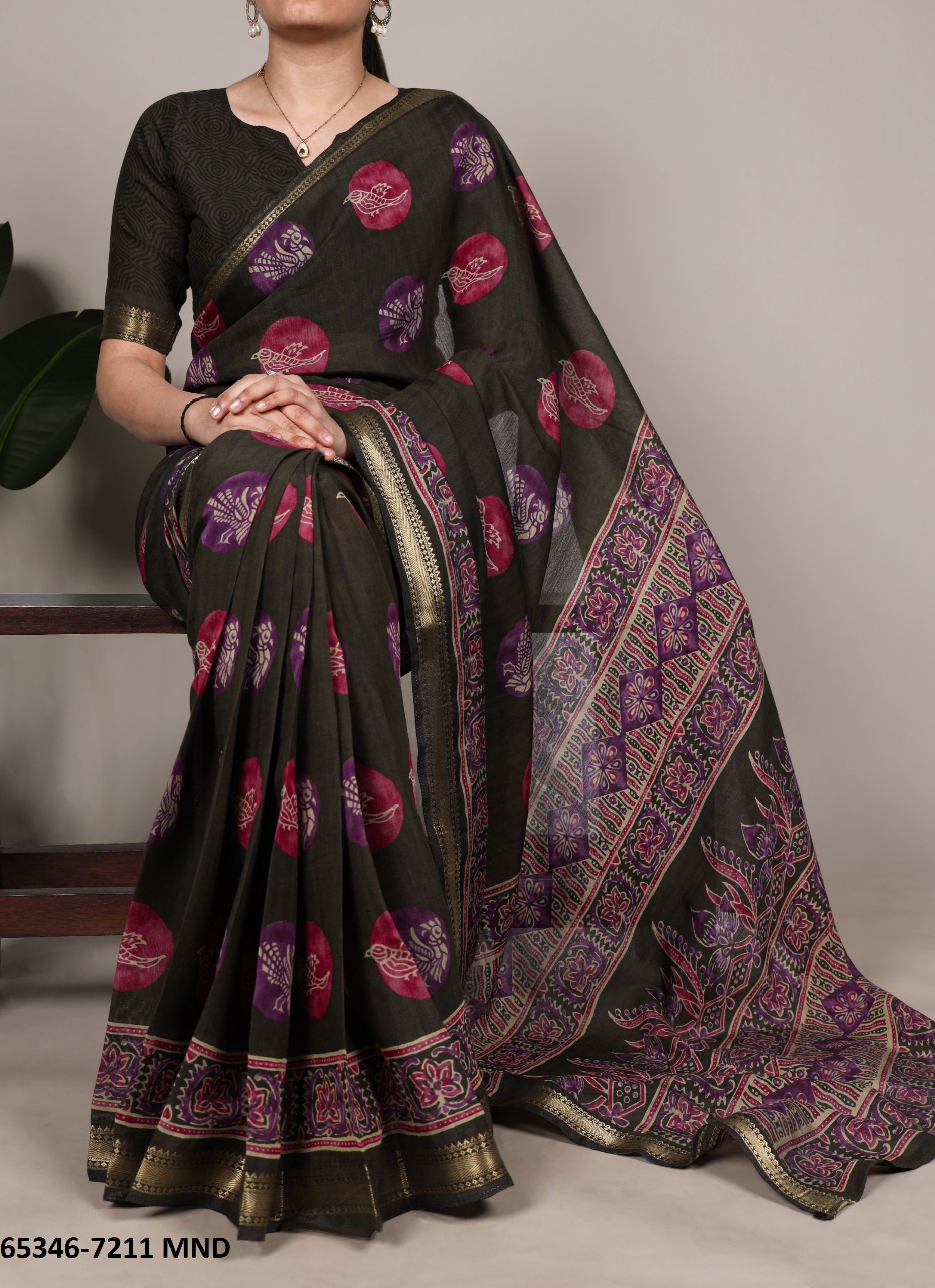 SERIES 7211 - Catalog # 65346 (Set of 4 Sarees) SERIES 7211 - Catalog # 65346 (Set of 4 Sarees)