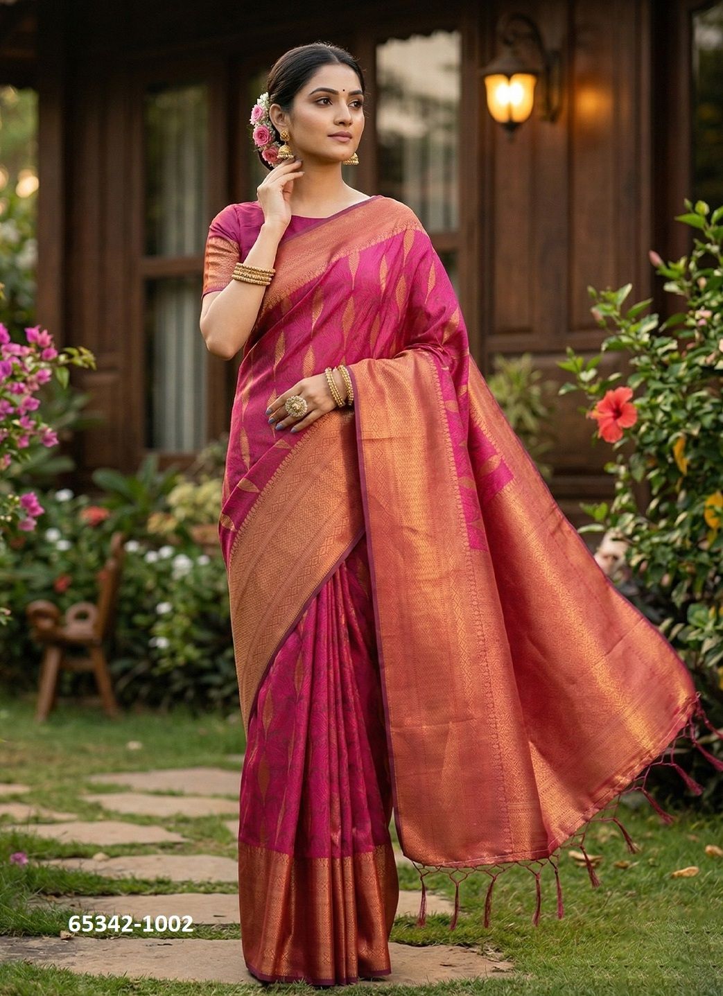 RAJSI SILK - Catalog # 65342 (Set of 6 Sarees) RAJSI SILK - Catalog # 65342 (Set of 6 Sarees)