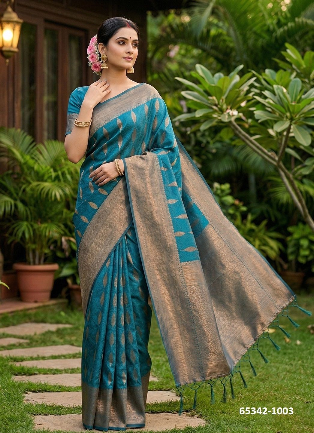 RAJSI SILK - Catalog # 65342 (Set of 6 Sarees) RAJSI SILK - Catalog # 65342 (Set of 6 Sarees)