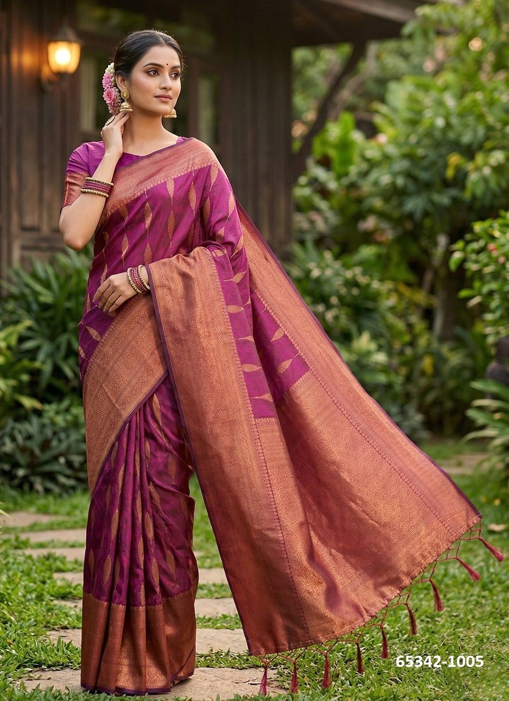 RAJSI SILK - Catalog # 65342 (Set of 6 Sarees) RAJSI SILK - Catalog # 65342 (Set of 6 Sarees)