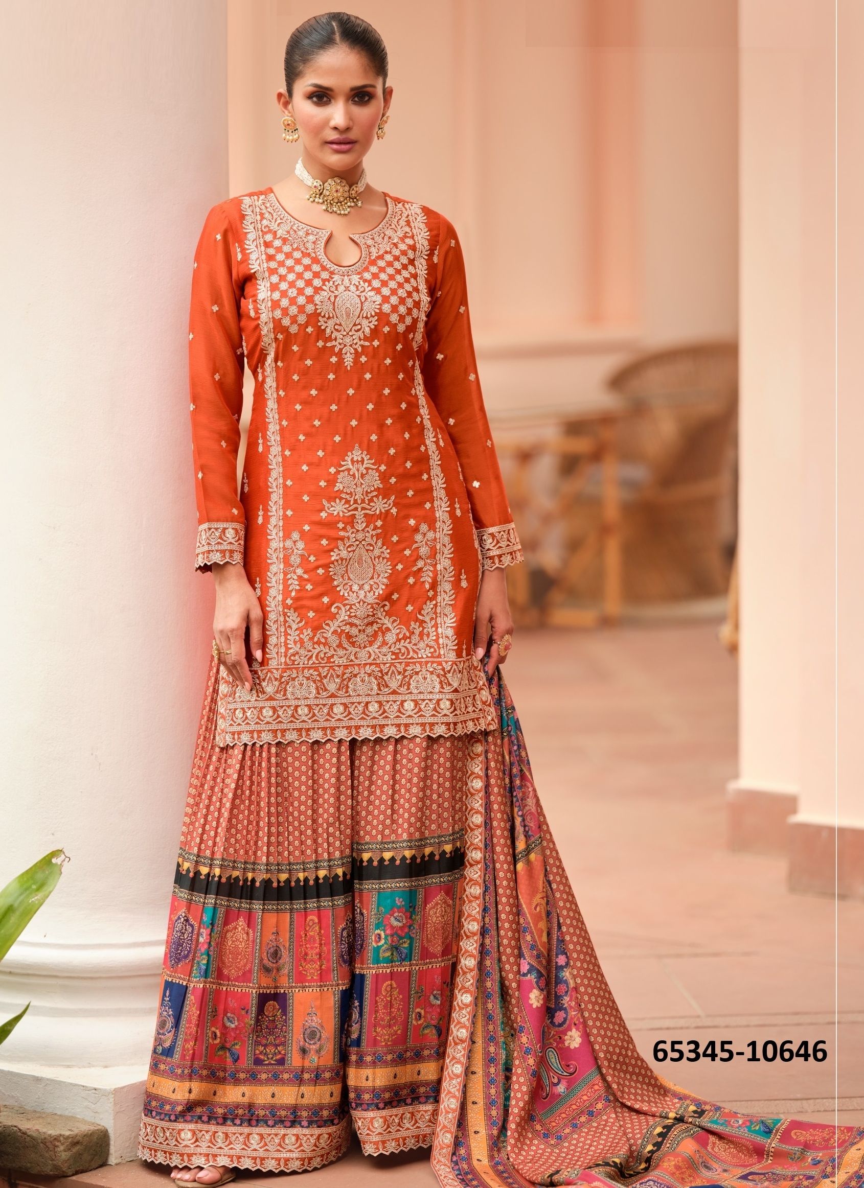 GURPREET - Catalog # 65345 (Set of 4 Readymade Salwar Suits) GURPREET - Catalog # 65345 (Set of 4 Readymade Salwar Suits)