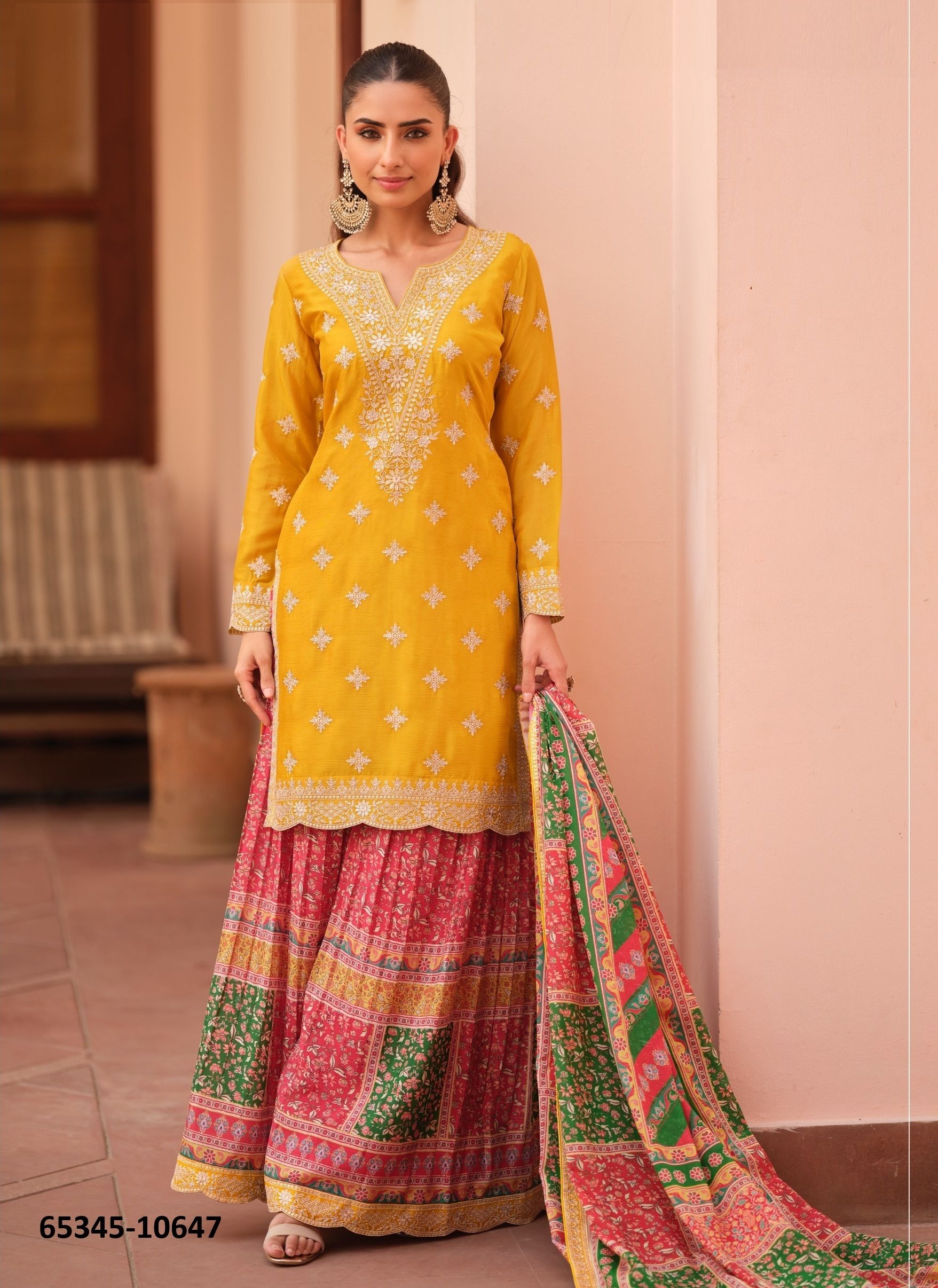 GURPREET - Catalog # 65345 (Set of 4 Readymade Salwar Suits) GURPREET - Catalog # 65345 (Set of 4 Readymade Salwar Suits)