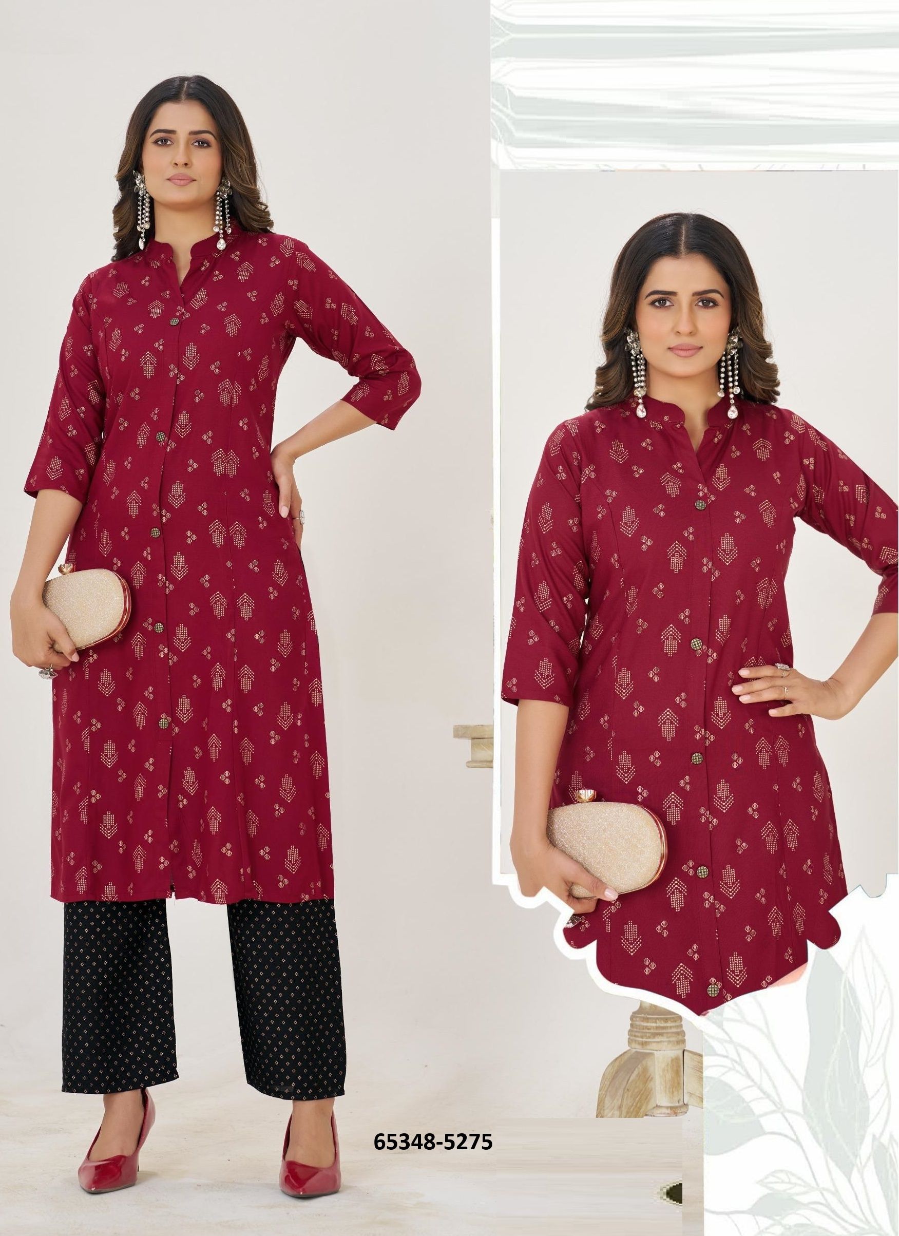 VAIDEHI - Catalog # 65348 (Set of 6 Tops With Bottoms) VAIDEHI - Catalog # 65348 (Set of 6 Tops With Bottoms)