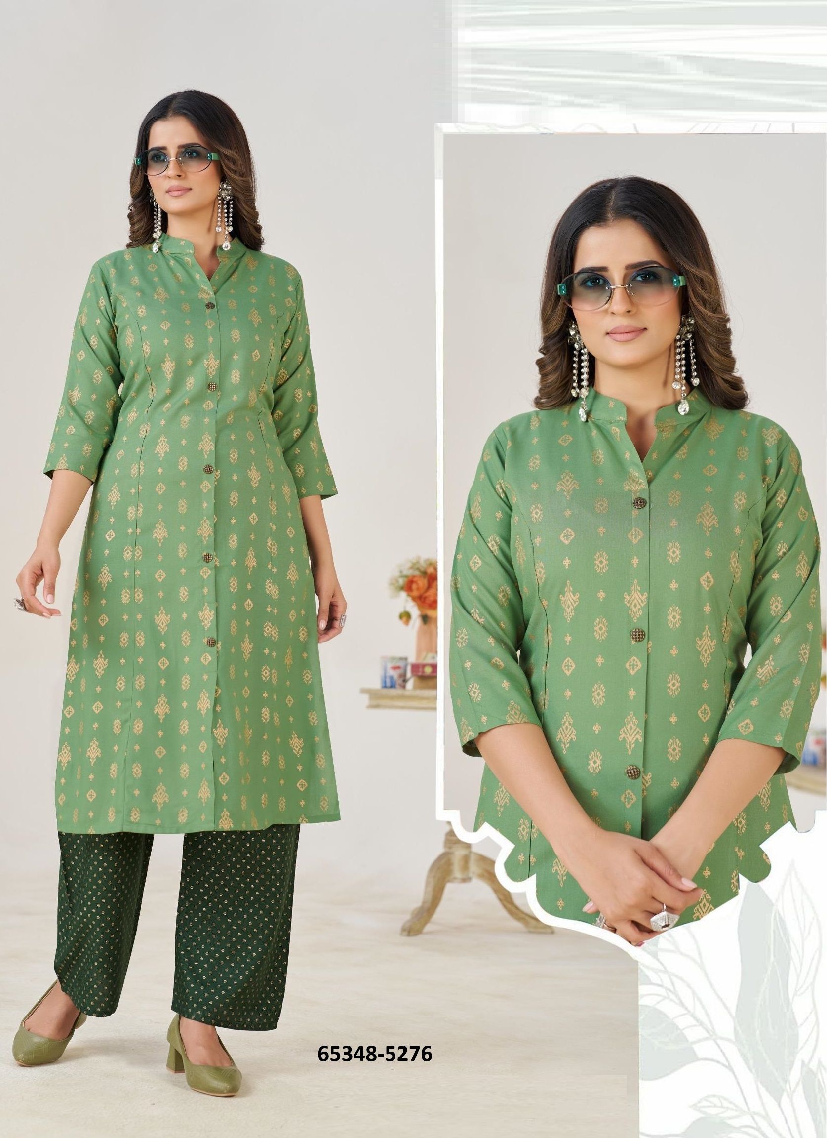VAIDEHI - Catalog # 65348 (Set of 6 Tops With Bottoms) VAIDEHI - Catalog # 65348 (Set of 6 Tops With Bottoms)