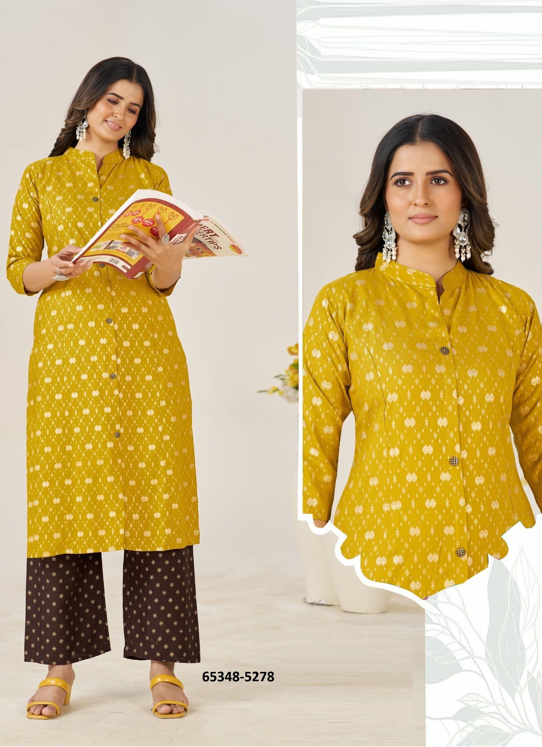 VAIDEHI - Catalog # 65348 (Set of 6 Tops With Bottoms) VAIDEHI - Catalog # 65348 (Set of 6 Tops With Bottoms)