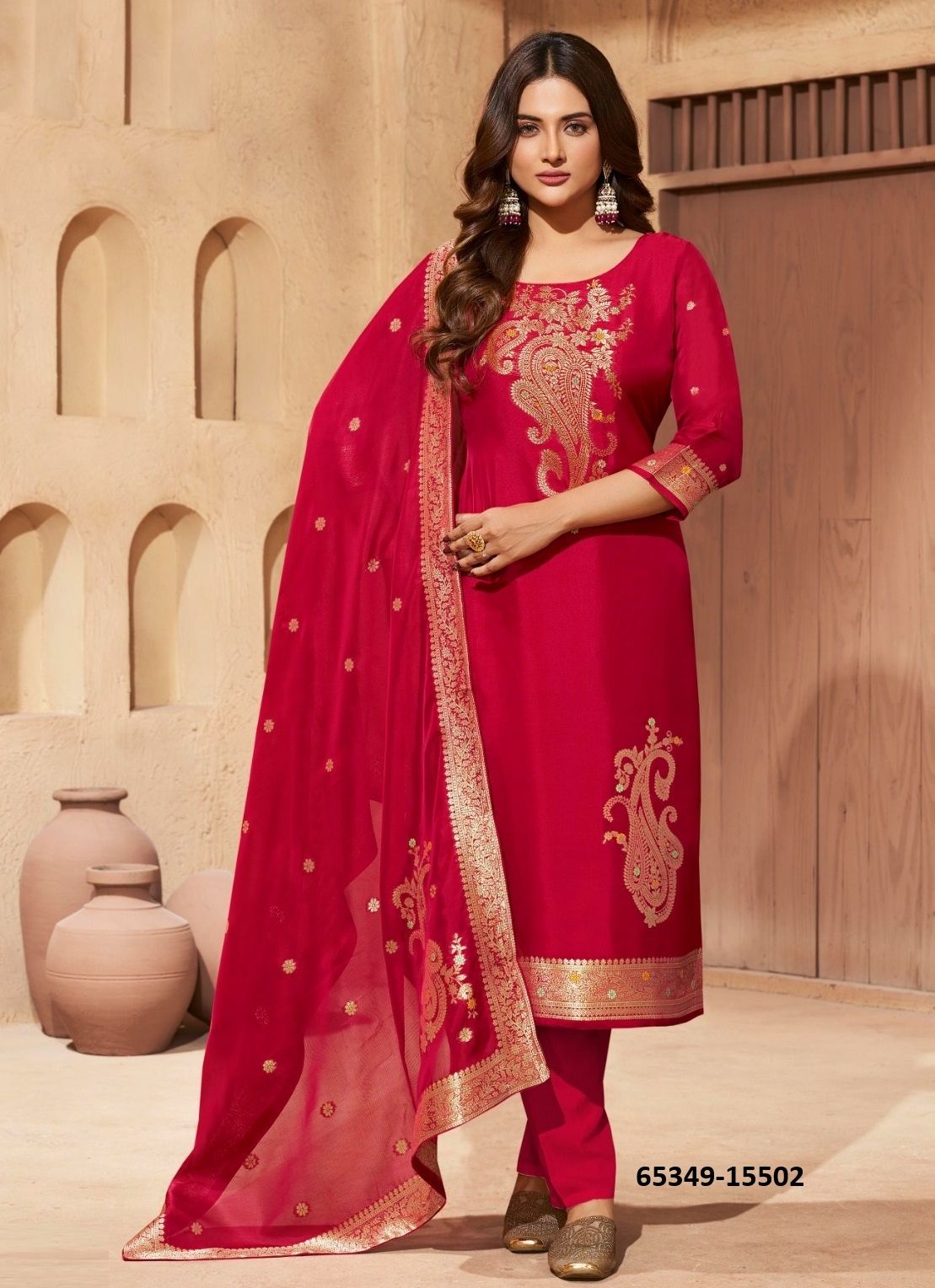 SAIYAARA - Catalog # 65349 (Set of 4 Readymade Salwar Suits)