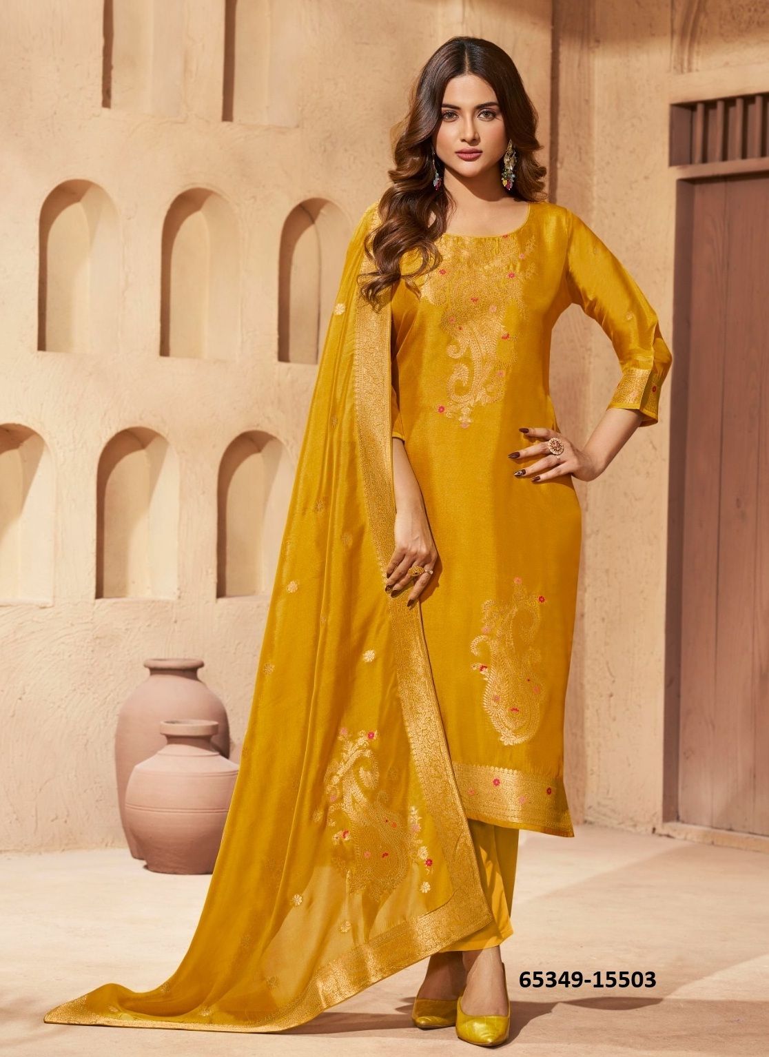SAIYAARA - Catalog # 65349 (Set of 4 Readymade Salwar Suits)