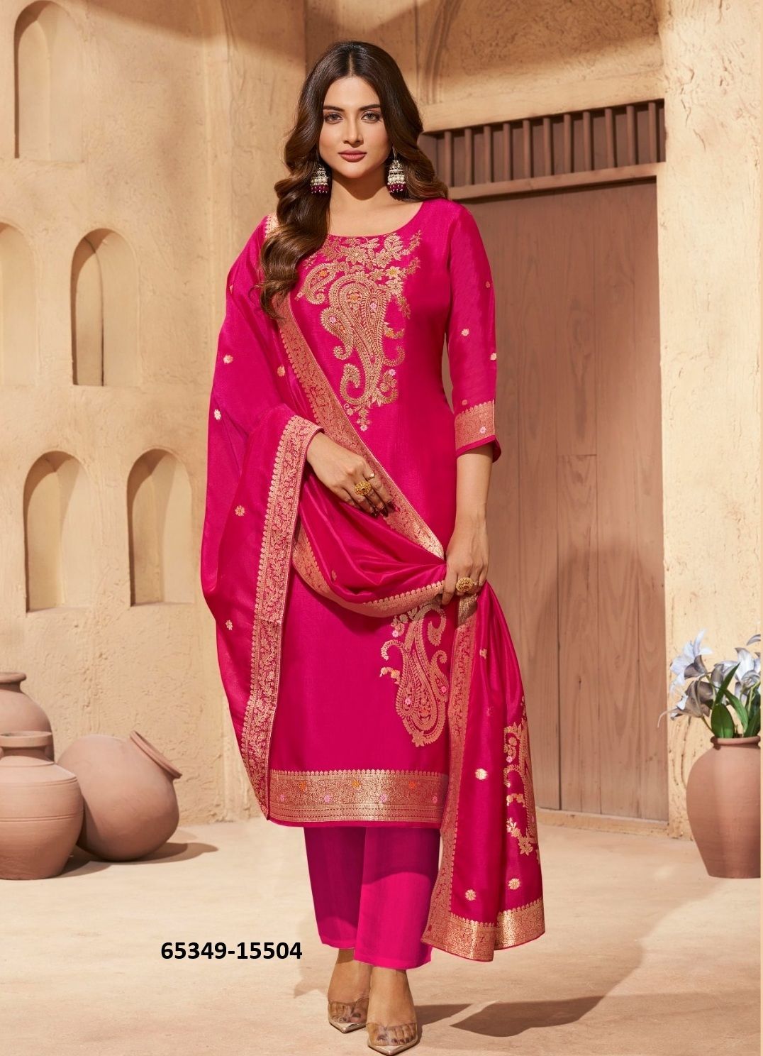 SAIYAARA - Catalog # 65349 (Set of 4 Readymade Salwar Suits)