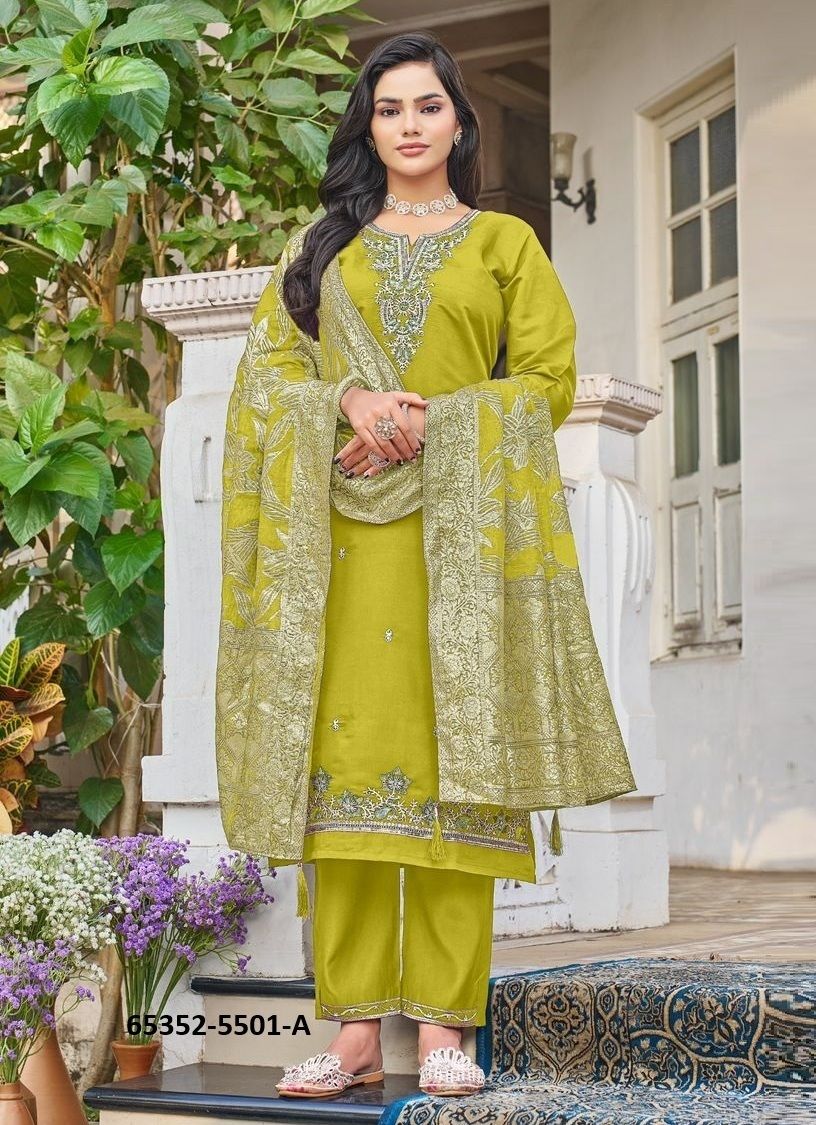 PADMINI - Catalog # 65352 (Set of 4 Readymade Salwar Suits) PADMINI - Catalog # 65352 (Set of 4 Readymade Salwar Suits)