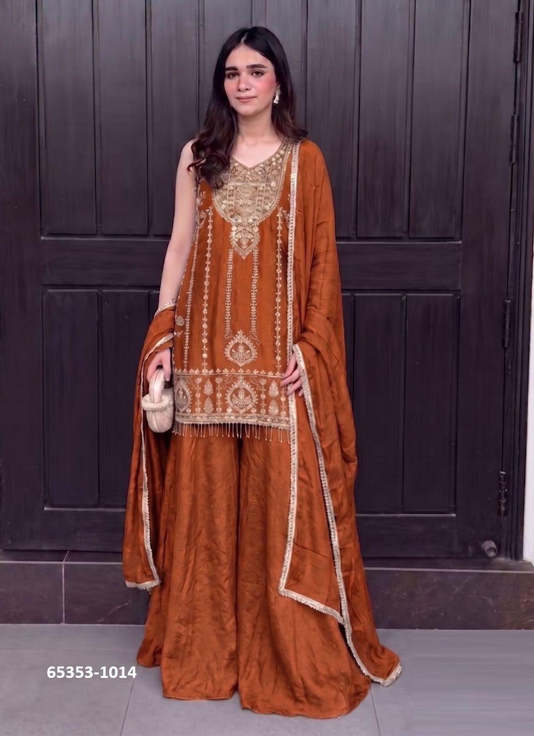 WEDDING COLLECTION - Catalog # 65353 (Set of 3 Readymade Salwar Suits) WEDDING COLLECTION - Catalog # 65353 (Set of 3 Readymade Salwar Suits)