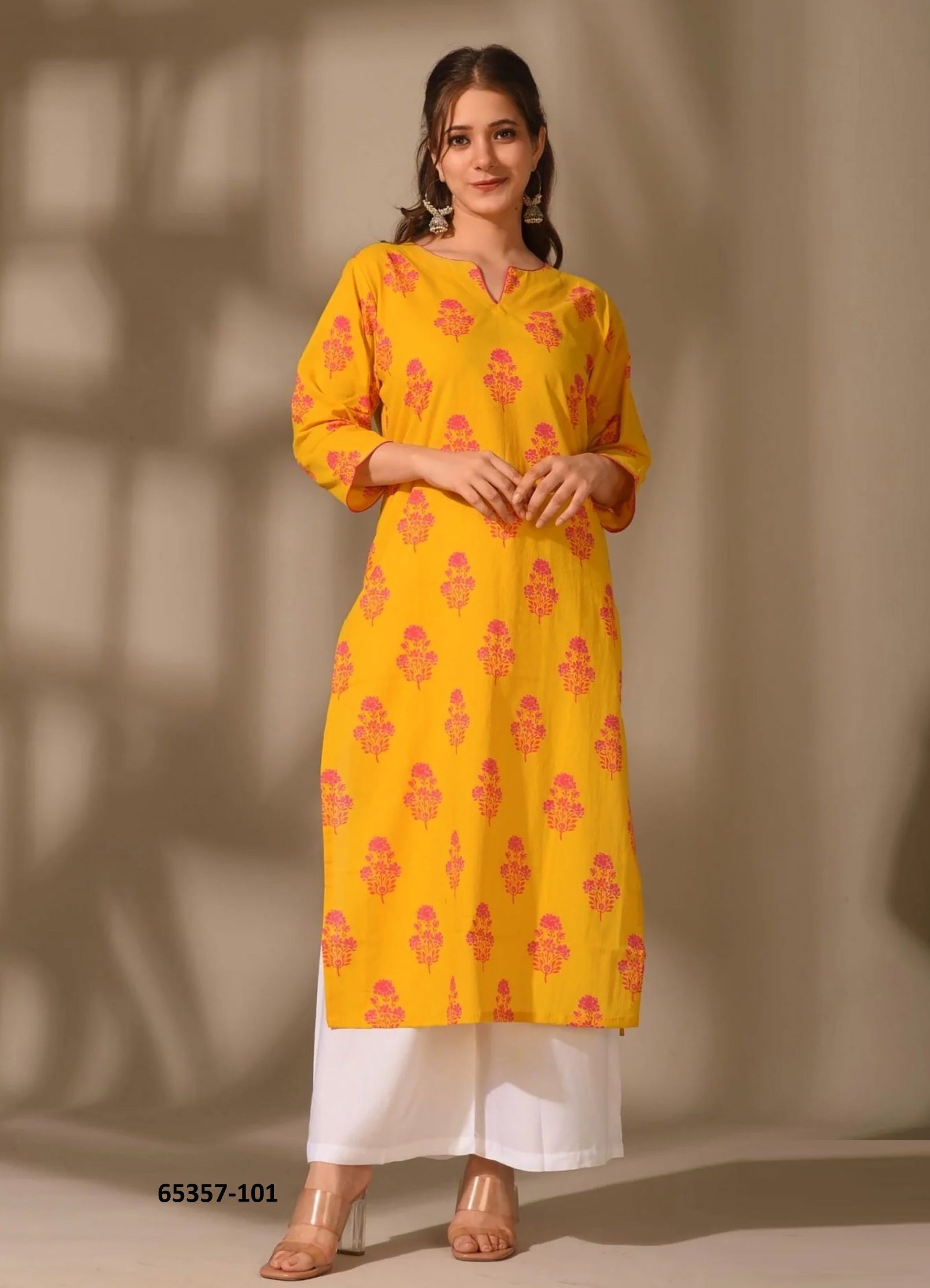 OFFICE WEAR 1 - Catalog # 65357 (Set of 9 Readymade Women's Kurtis / Tops) OFFICE WEAR 1 - Catalog # 65357 (Set of 9 Readymade Women's Kurtis / Tops)