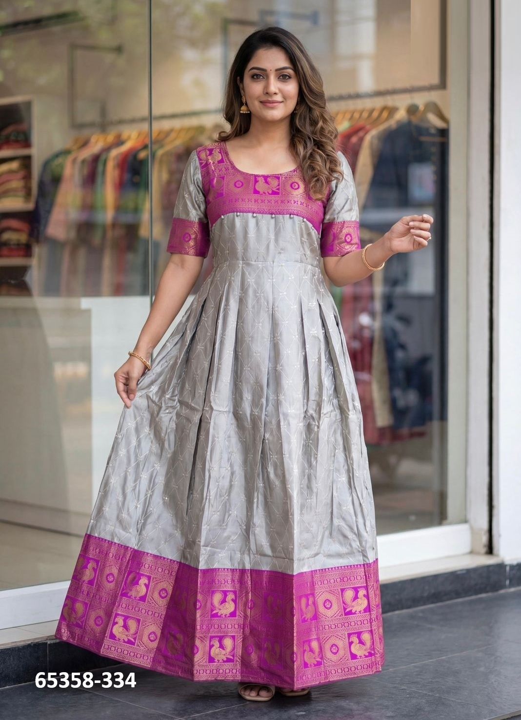 KALYANI - Catalog # 65358 (Set of 6 Readymade Women's Kurtis / Tops) KALYANI - Catalog # 65358 (Set of 6 Readymade Women's Kurtis / Tops)