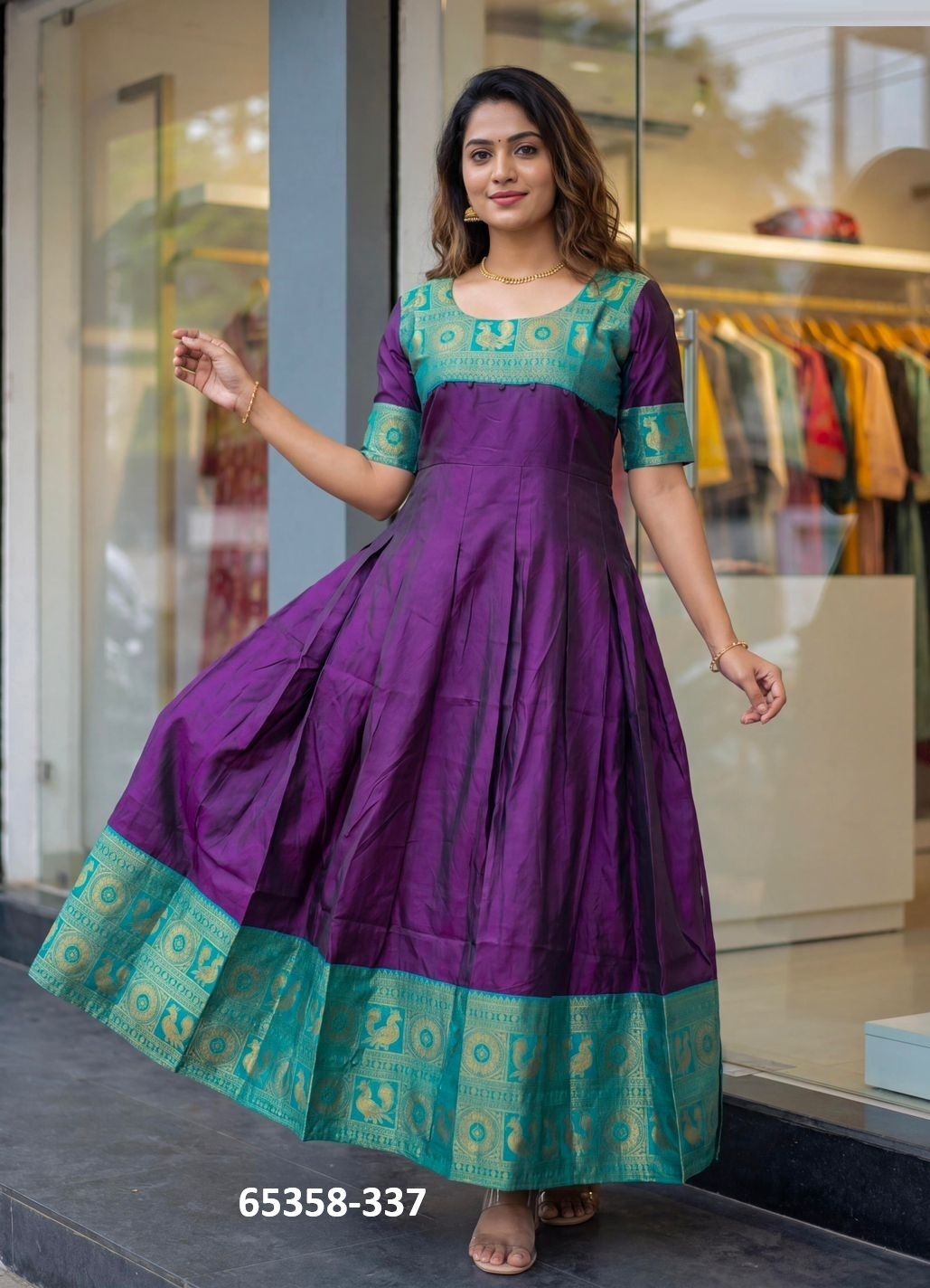 KALYANI - Catalog # 65358 (Set of 6 Readymade Women's Kurtis / Tops) KALYANI - Catalog # 65358 (Set of 6 Readymade Women's Kurtis / Tops)