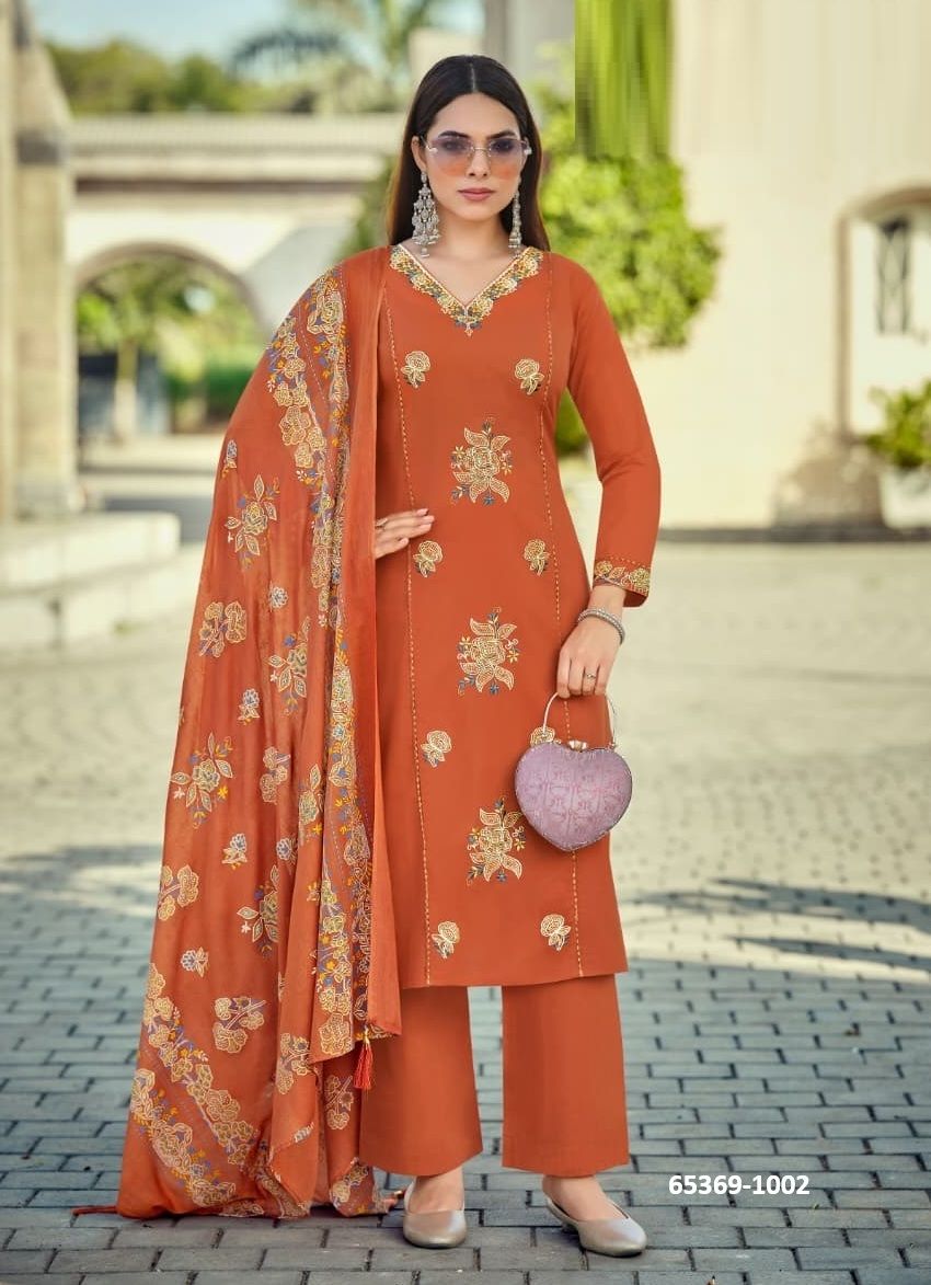 SOFIA - Catalog # 65369 (Set of 4 Readymade Salwar Suits)