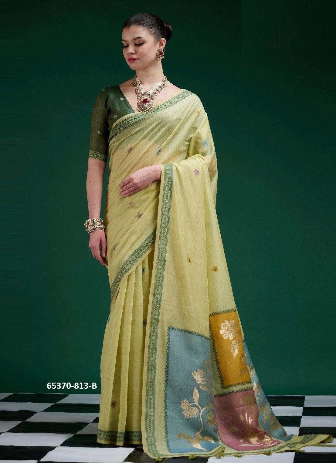 JAMDANI COTTON 2 - Catalog # 65370 (Set of 6 Sarees) JAMDANI COTTON 2 - Catalog # 65370 (Set of 6 Sarees)