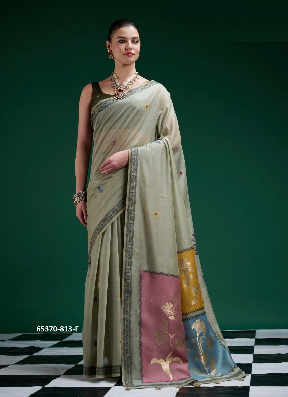 JAMDANI COTTON 2 - Catalog # 65370 (Set of 6 Sarees) JAMDANI COTTON 2 - Catalog # 65370 (Set of 6 Sarees)