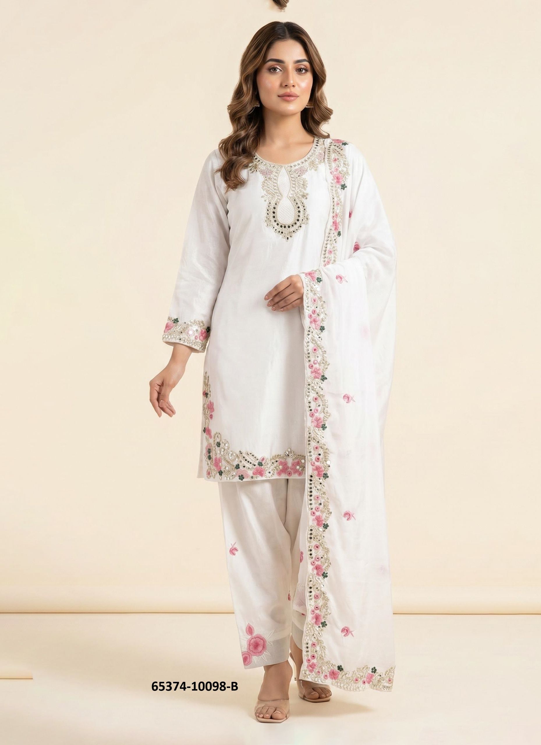 FARSHI - Catalog # 65374 (Set of 4 Readymade Salwar Suits)