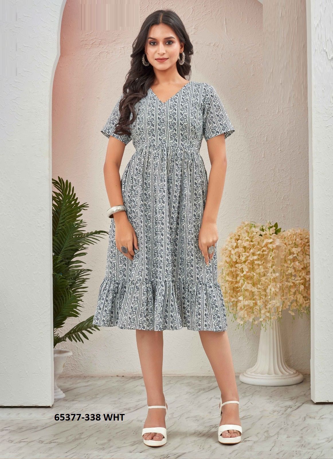 NITHYA - Catalog # 65377 (Set of 6 Readymade Women's Kurtis / Tops) NITHYA - Catalog # 65377 (Set of 6 Readymade Women's Kurtis / Tops)