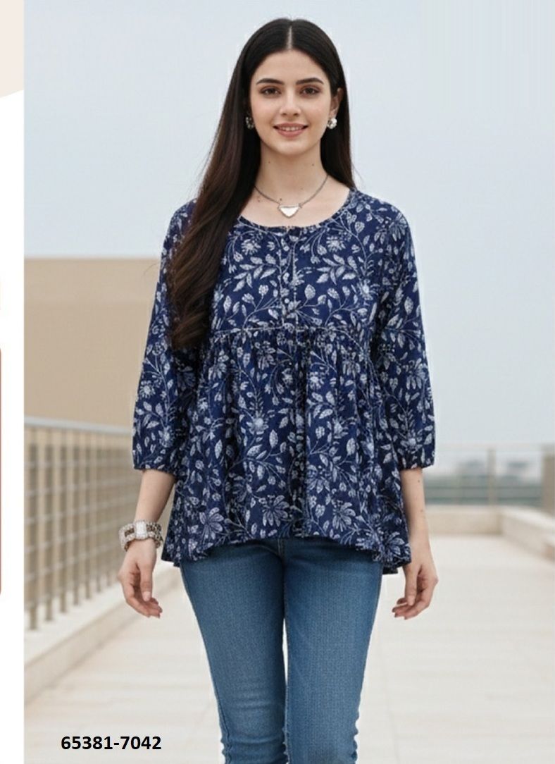 NAISHA - Catalog # 65381 (Set of 6 Readymade Women's Kurtis / Tops) NAISHA - Catalog # 65381 (Set of 6 Readymade Women's Kurtis / Tops)