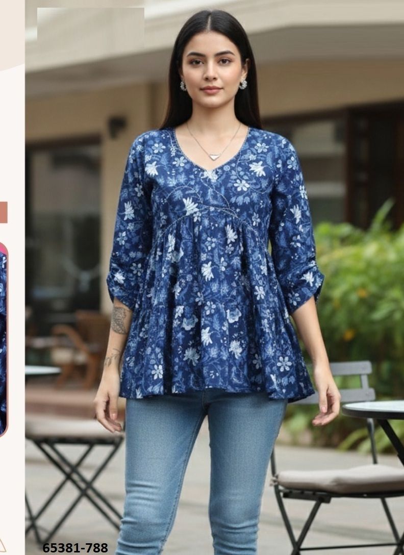 NAISHA - Catalog # 65381 (Set of 6 Readymade Women's Kurtis / Tops) NAISHA - Catalog # 65381 (Set of 6 Readymade Women's Kurtis / Tops)