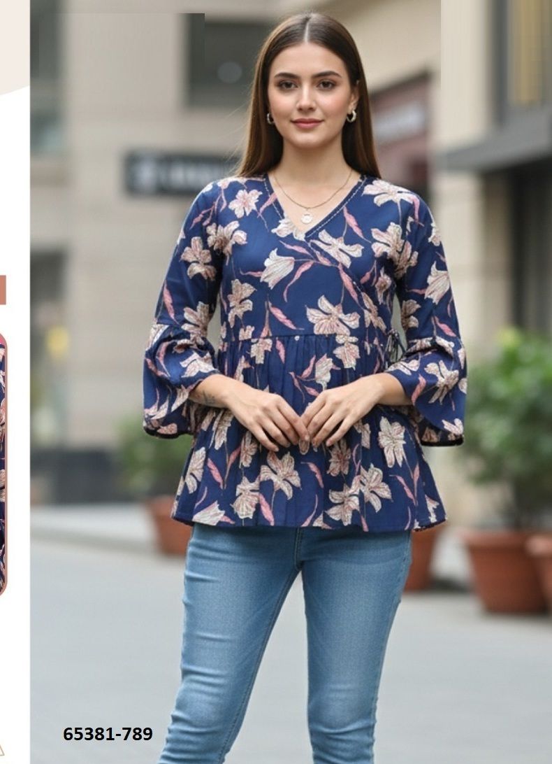 NAISHA - Catalog # 65381 (Set of 6 Readymade Women's Kurtis / Tops) NAISHA - Catalog # 65381 (Set of 6 Readymade Women's Kurtis / Tops)