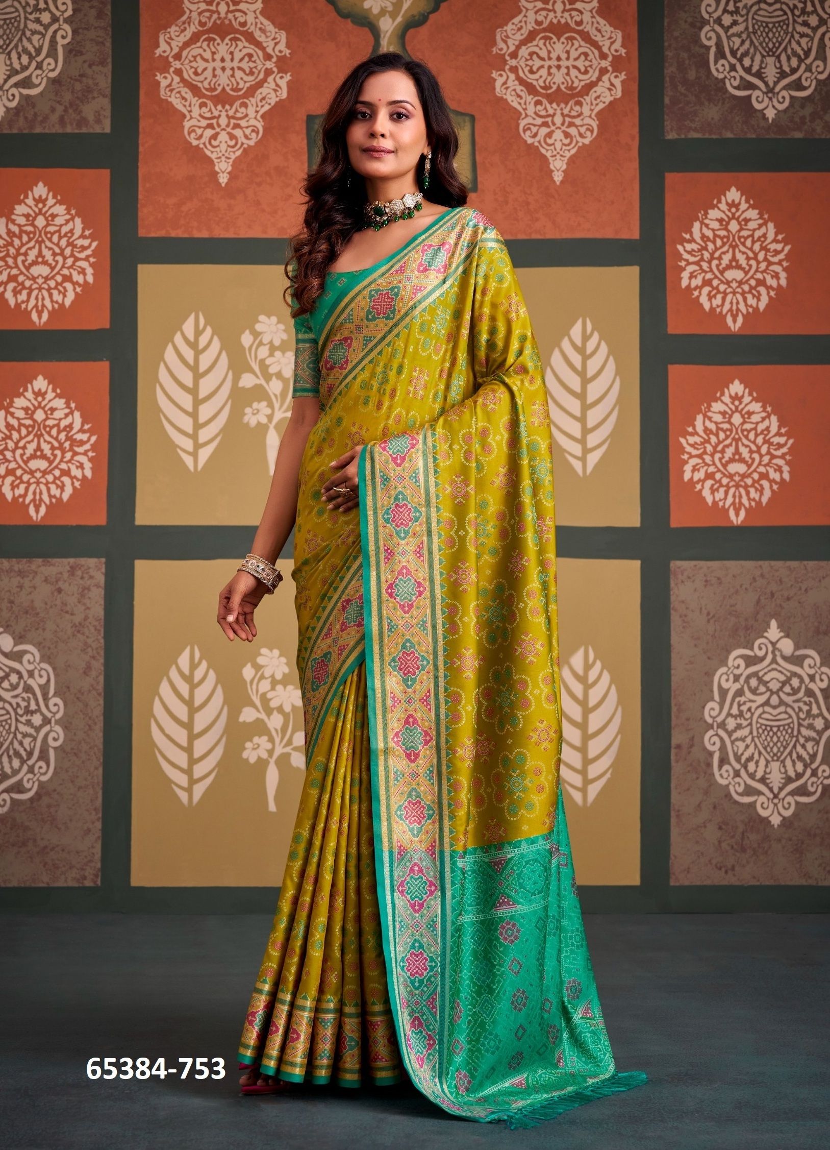 SANGAM PATOLA - Catalog # 65384 (Set of 8 Sarees)
