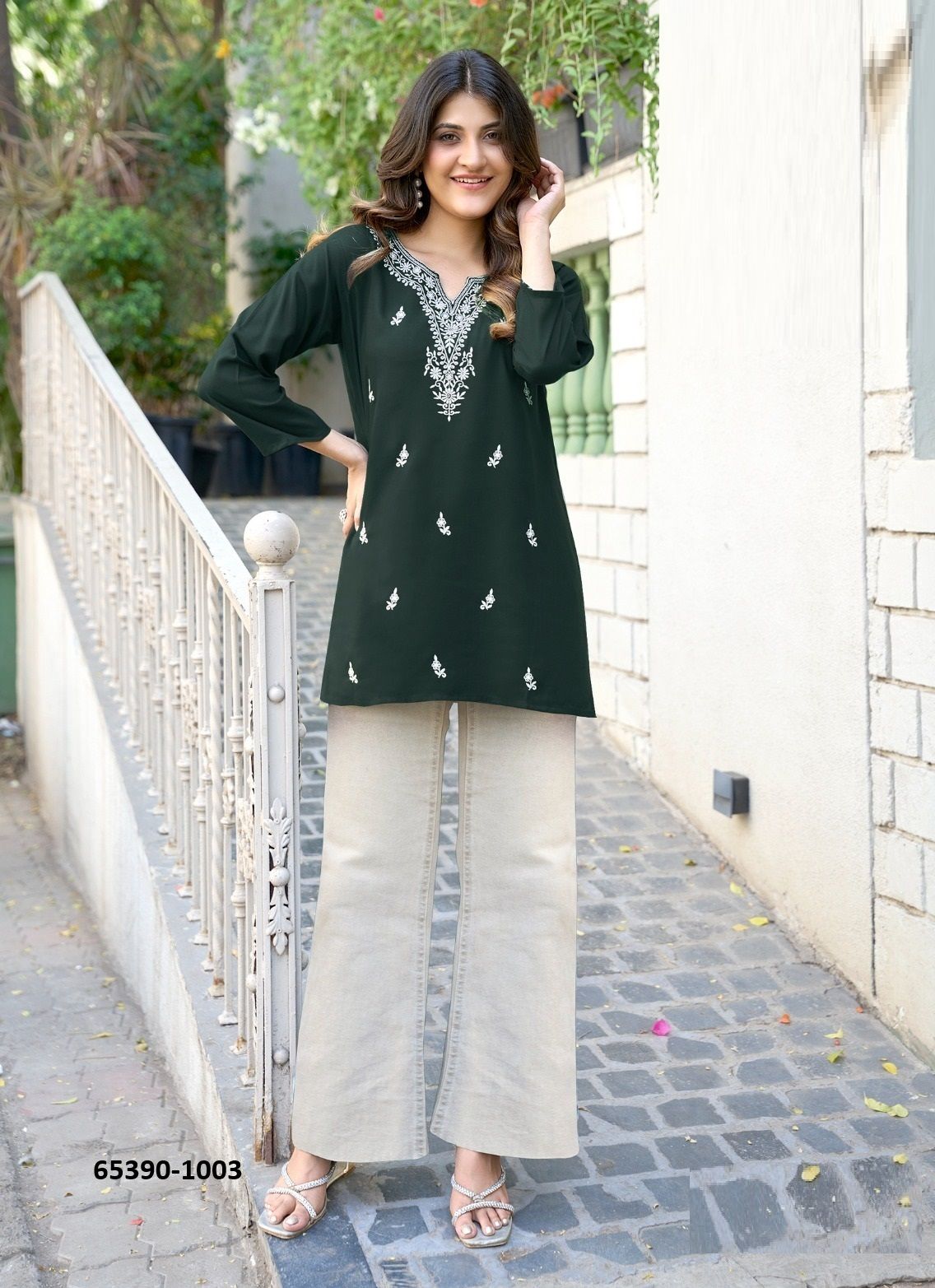 COLORS 1 - Catalog # 65390 (Set of 8 Readymade Women's Kurtis / Tops) COLORS 1 - Catalog # 65390 (Set of 8 Readymade Women's Kurtis / Tops)