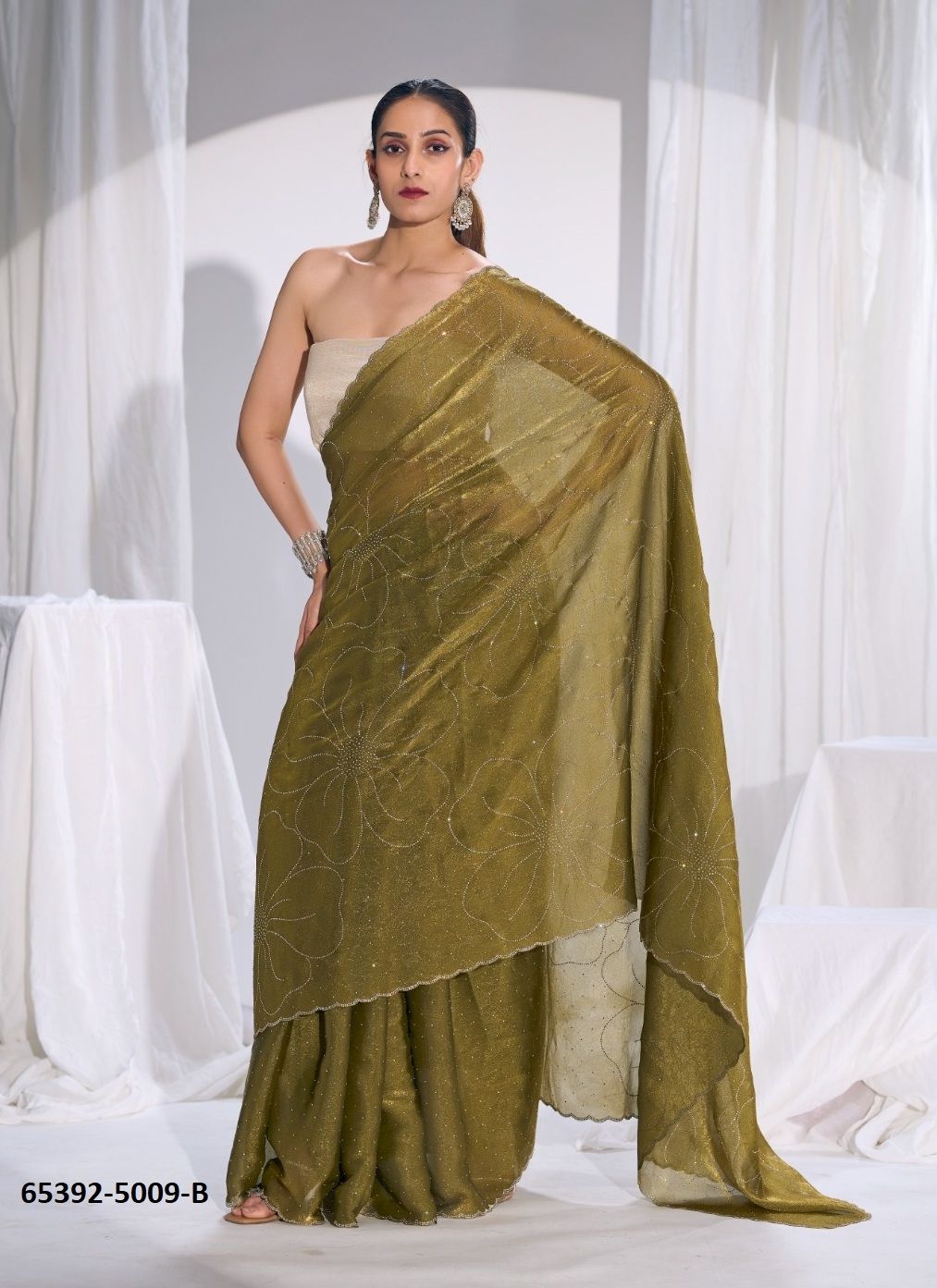 SERIES 5009 - Catalog # 65392 (Set of 4 Sarees)