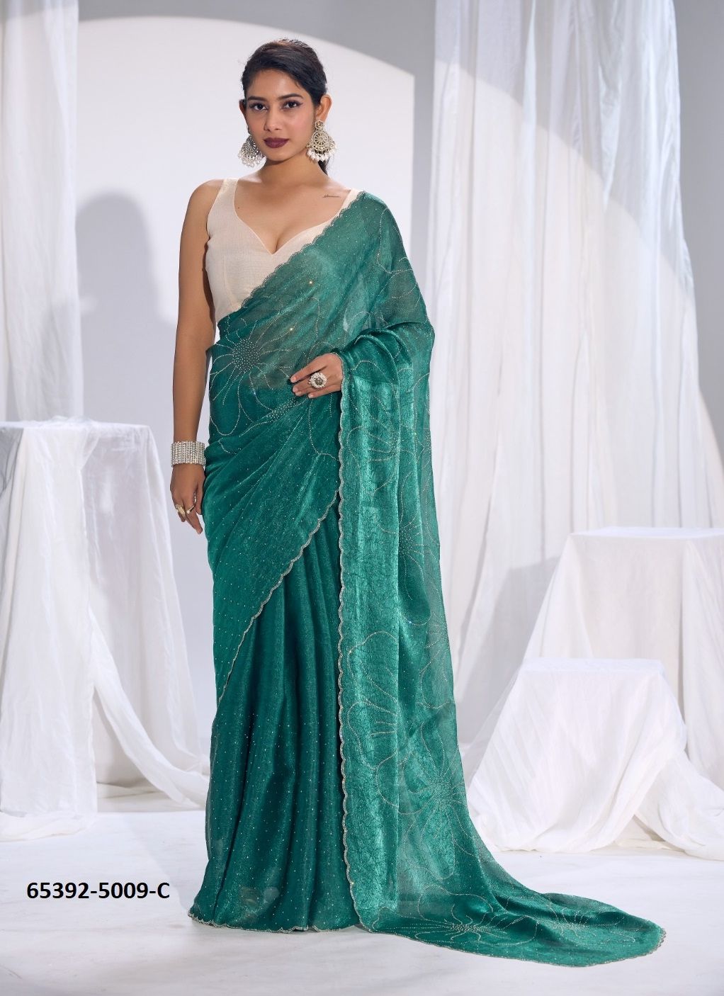 SERIES 5009 - Catalog # 65392 (Set of 4 Sarees)
