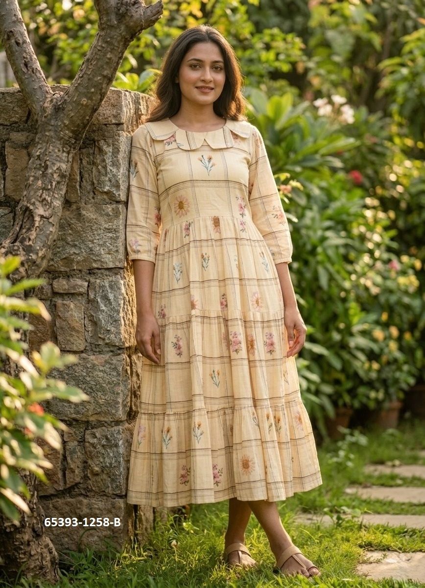 SERIES 1258 - Catalog # 65393 (Set of 3 Readymade Women's Kurtis / Tops) SERIES 1258 - Catalog # 65393 (Set of 3 Readymade Women's Kurtis / Tops)