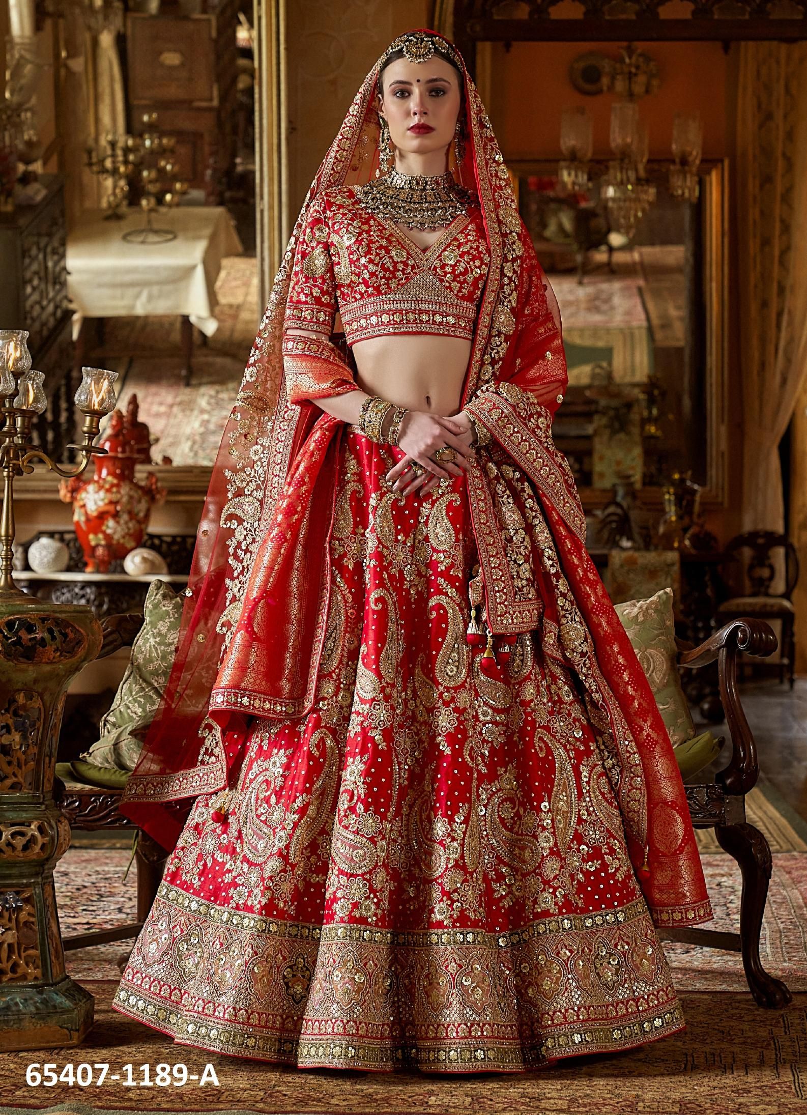 DULHAN 3 - Catalog # 65407 (Set of 9 Semi-Stitched Lehengas) DULHAN 3 - Catalog # 65407 (Set of 9 Semi-Stitched Lehengas)