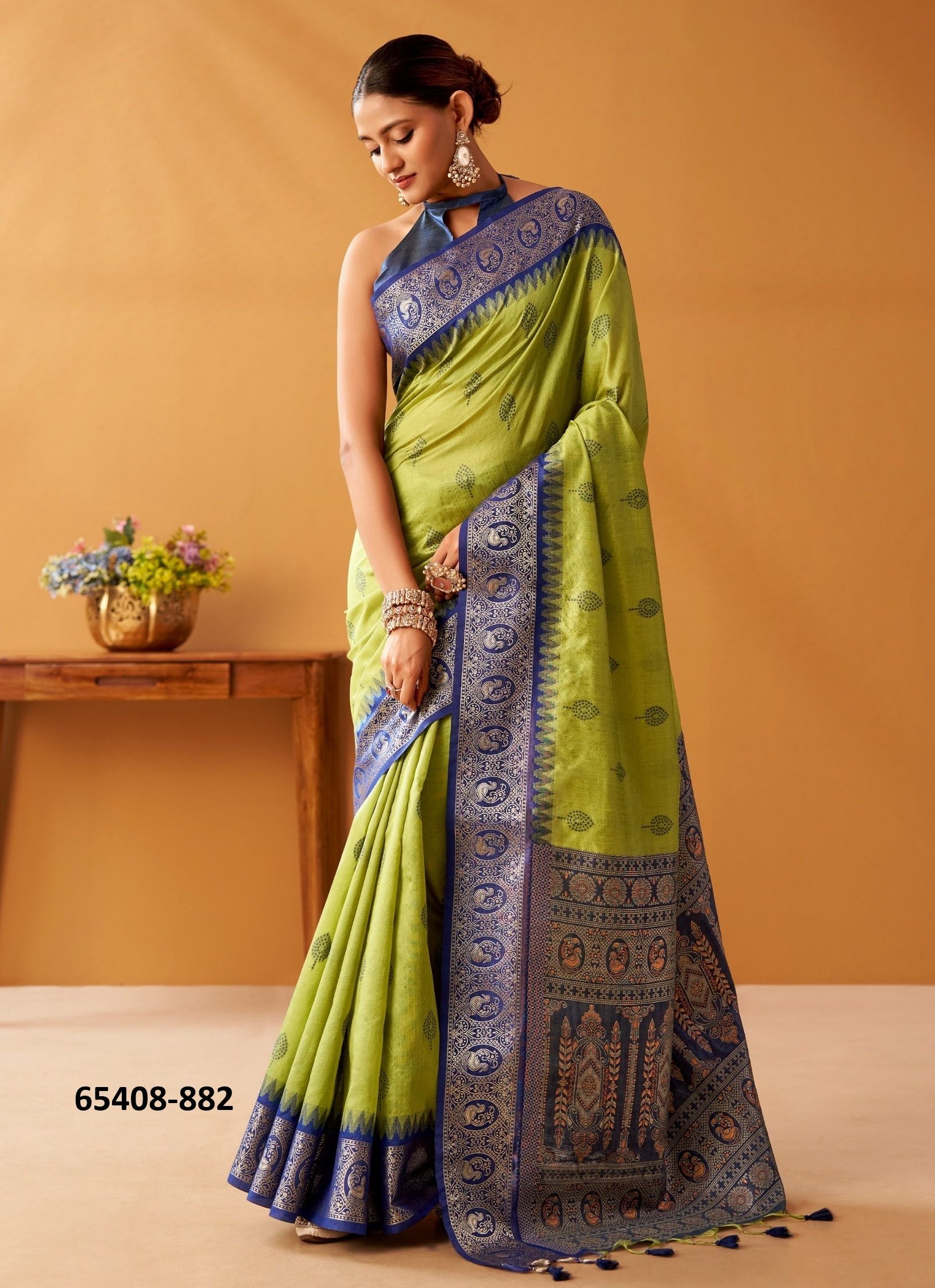 NOVA TUSSAR - Catalog # 65408 (Set of 6 Sarees) NOVA TUSSAR - Catalog # 65408 (Set of 6 Sarees)